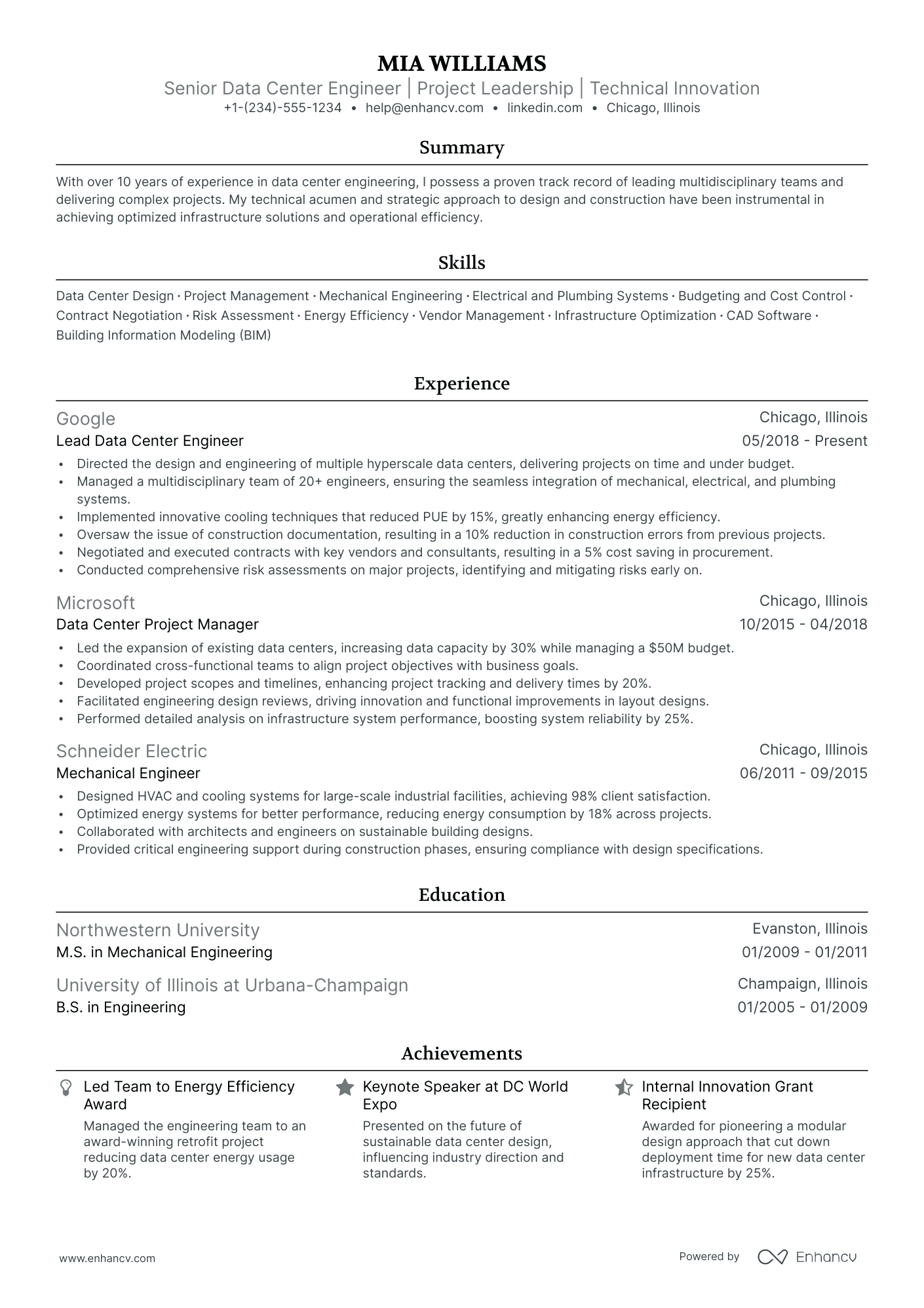 5 Engineering Program Manager Resume Examples & Guide for 2024