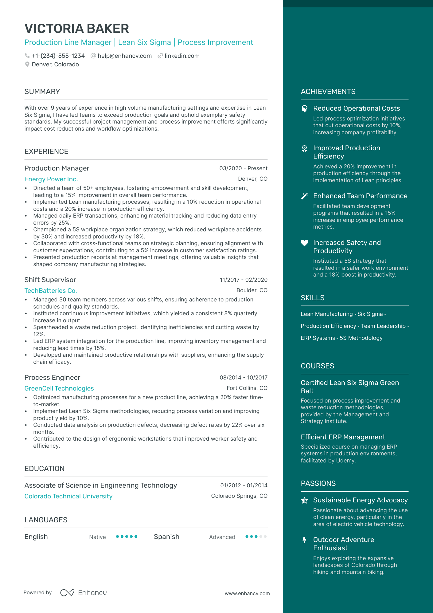 5 Assistant Production Manager Resume Examples & Guide for 2024