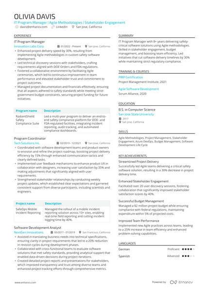17 Program Manager Resume Examples & Guide for 2026