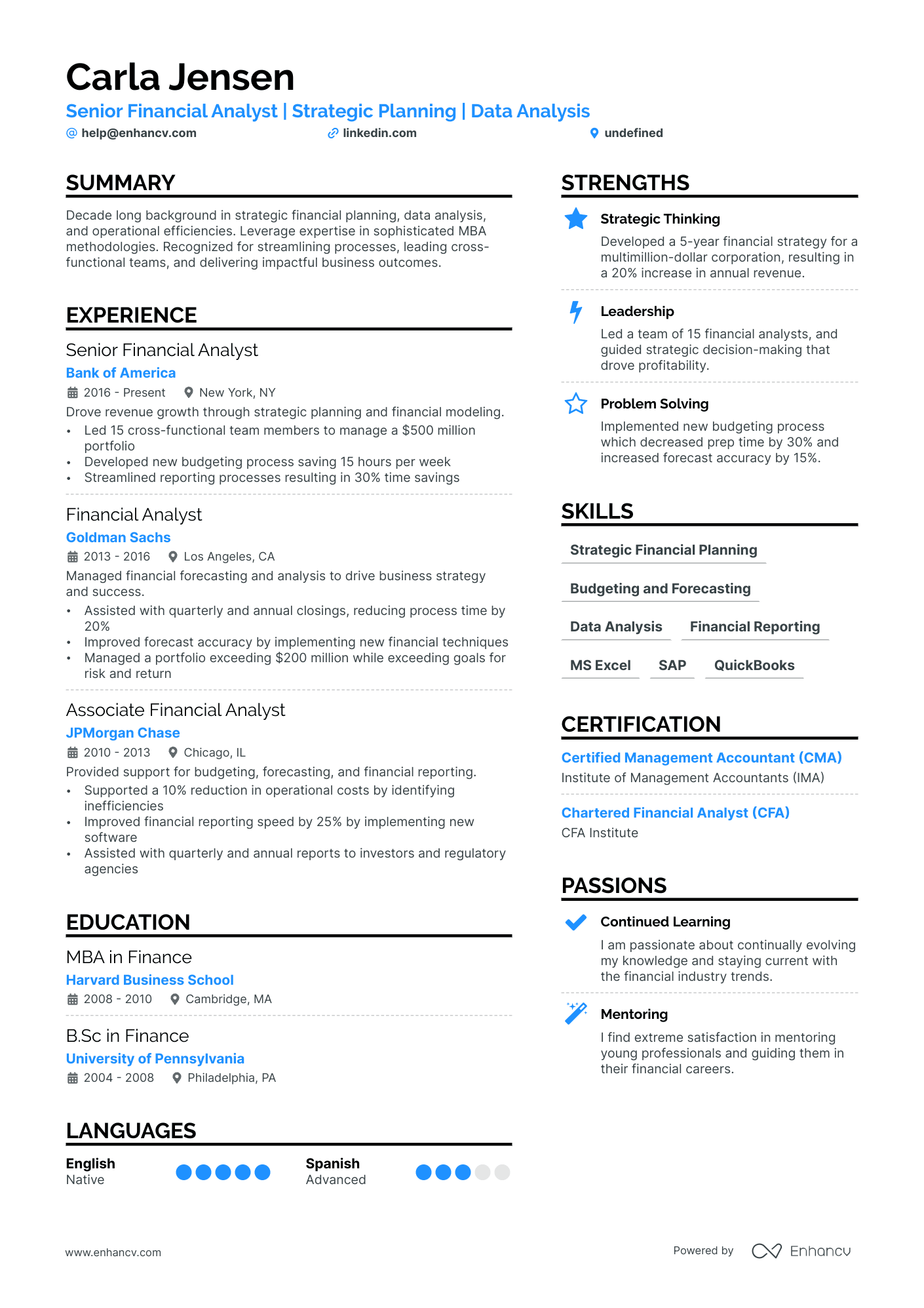 5 MBA Resume Examples & Guide for 2024