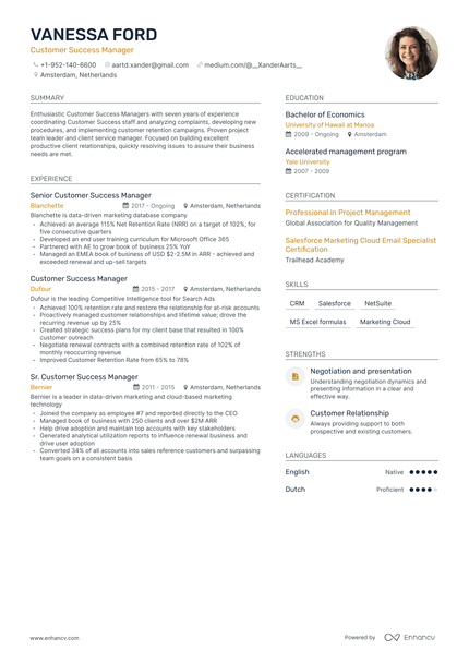 Customer Service Manager Resume Examples & Guide for 2023 (Layout ...