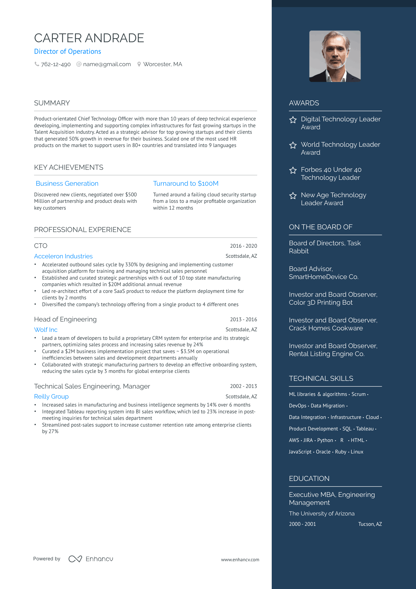 21 Operations Manager Resume Examples & Guide for 2024