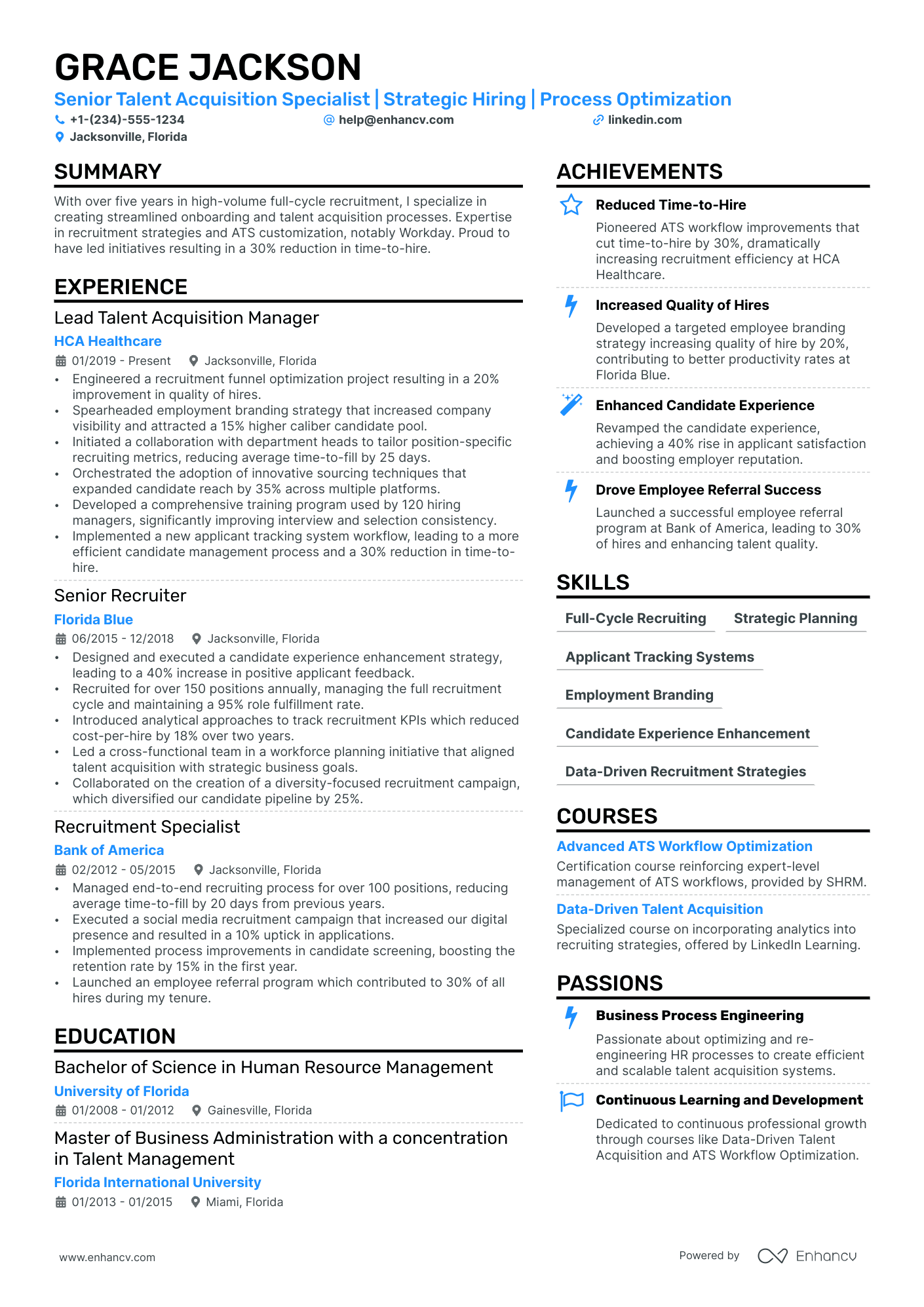 15 Recruiter Resume Examples & Guide for 2024