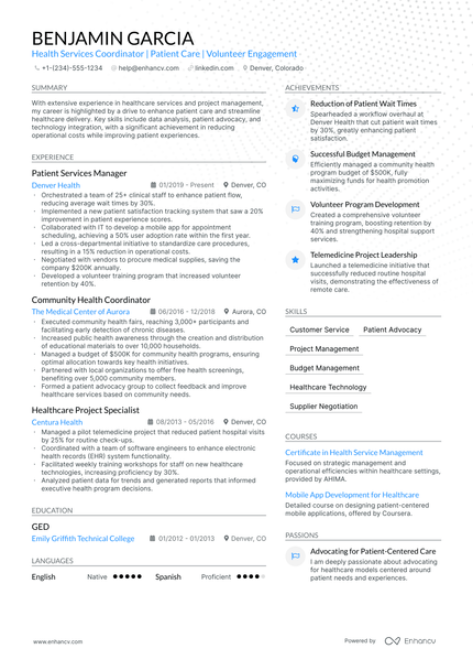 5 Hospital Volunteer Resume Examples & Guide for 2024