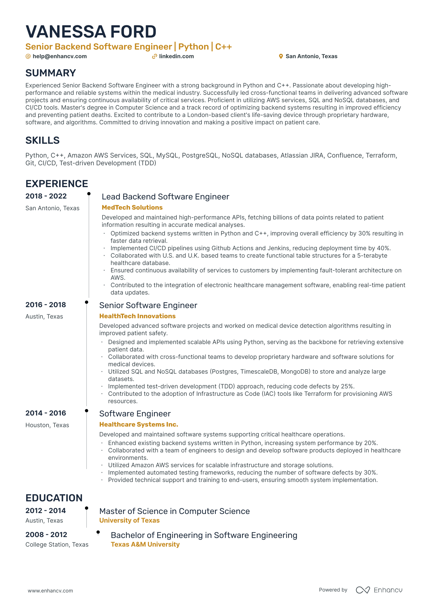 10 Devsecops Engineer Resume Examples & Guide for 2026