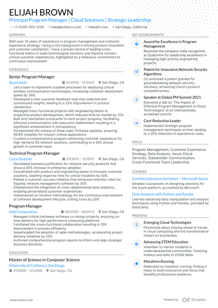 10 Microsoft Program Manager Resume Examples & Guide for 2026