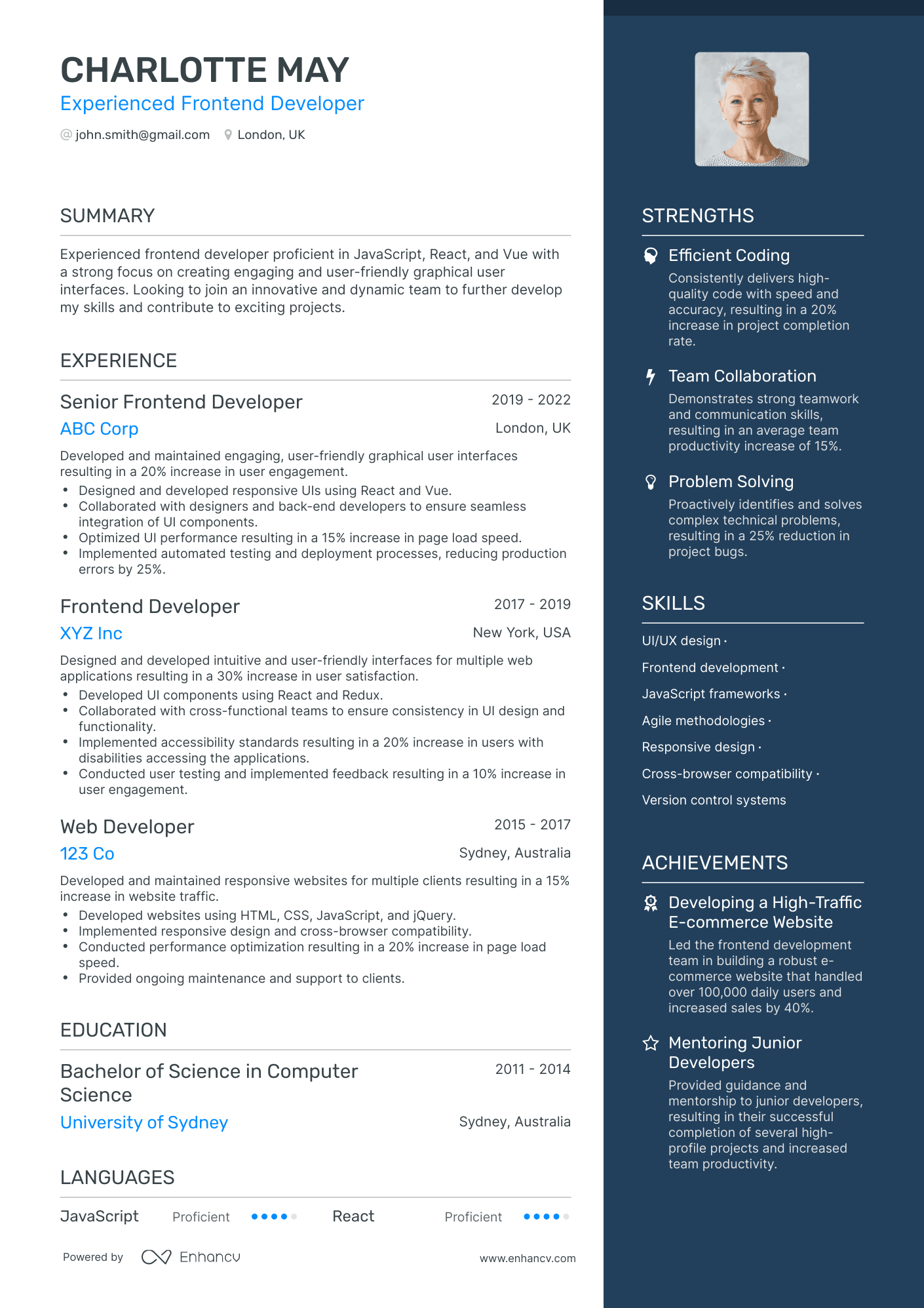 5 Javascript Developer Resume Examples & Guide for 2024