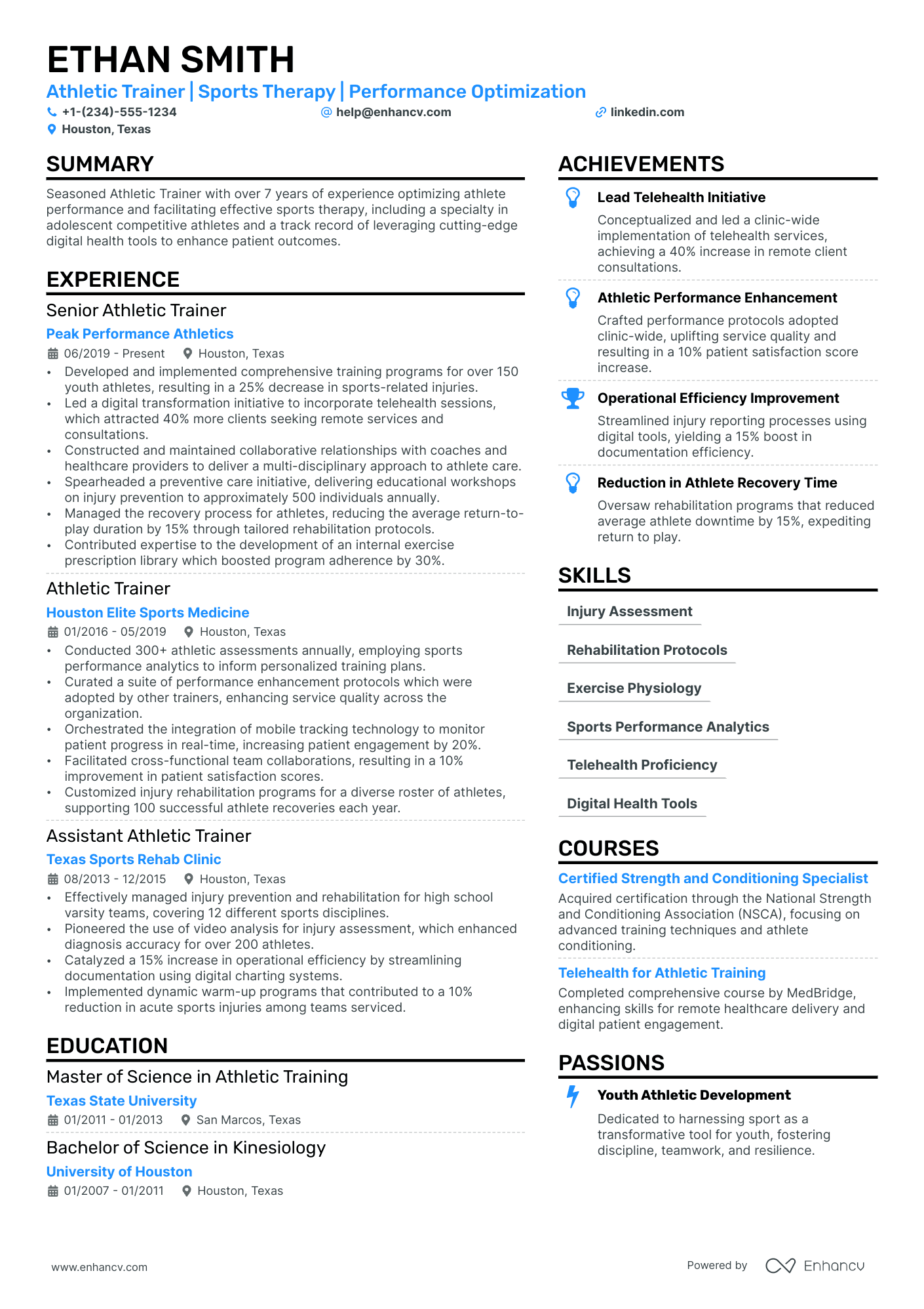 6 Health Coach Resume Examples & Guide for 2024