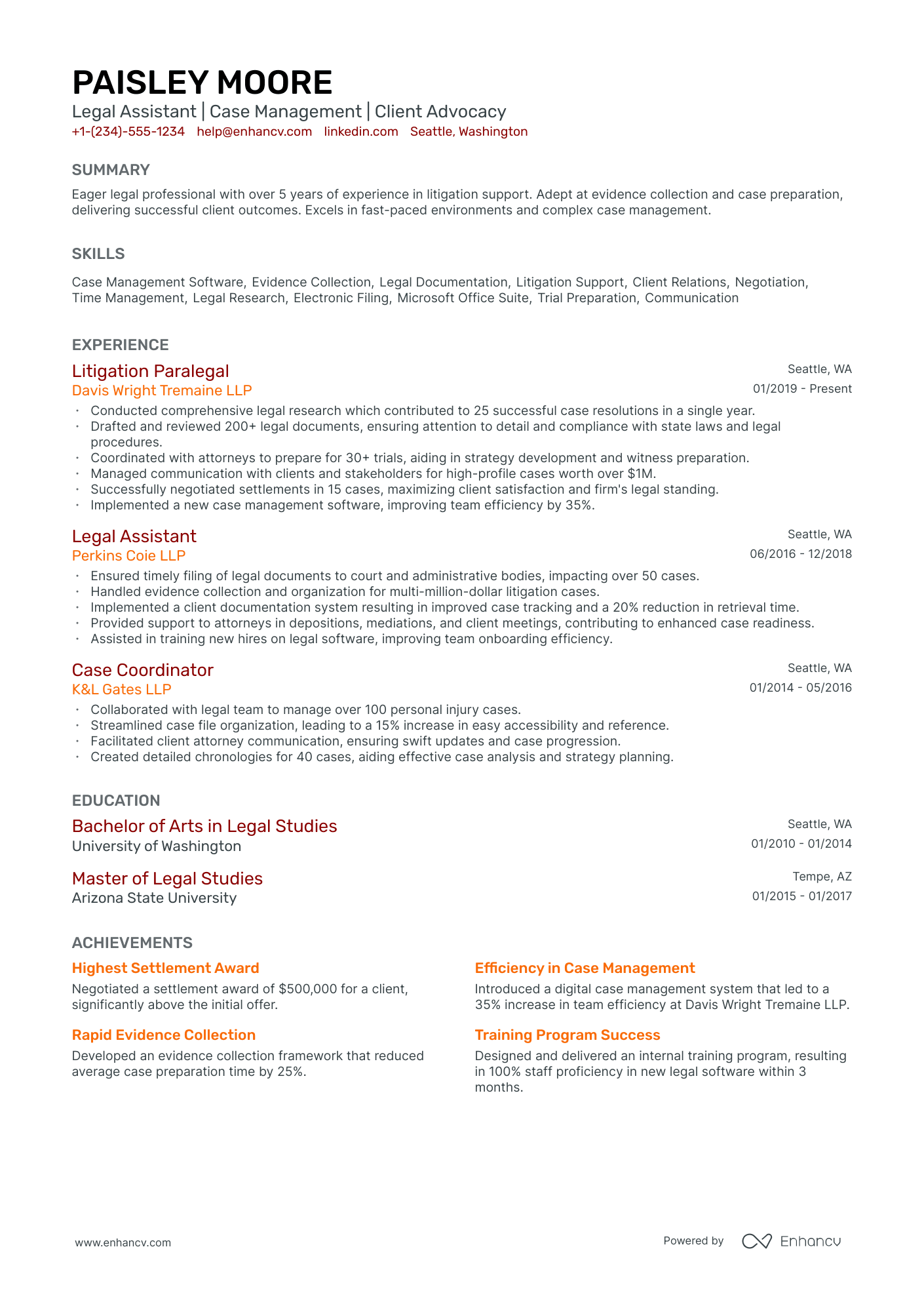 5 Case Manager Resume Examples & Guide for 2024