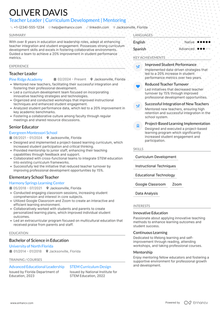 24 New Teacher Resume Examples & Guide for 2026
