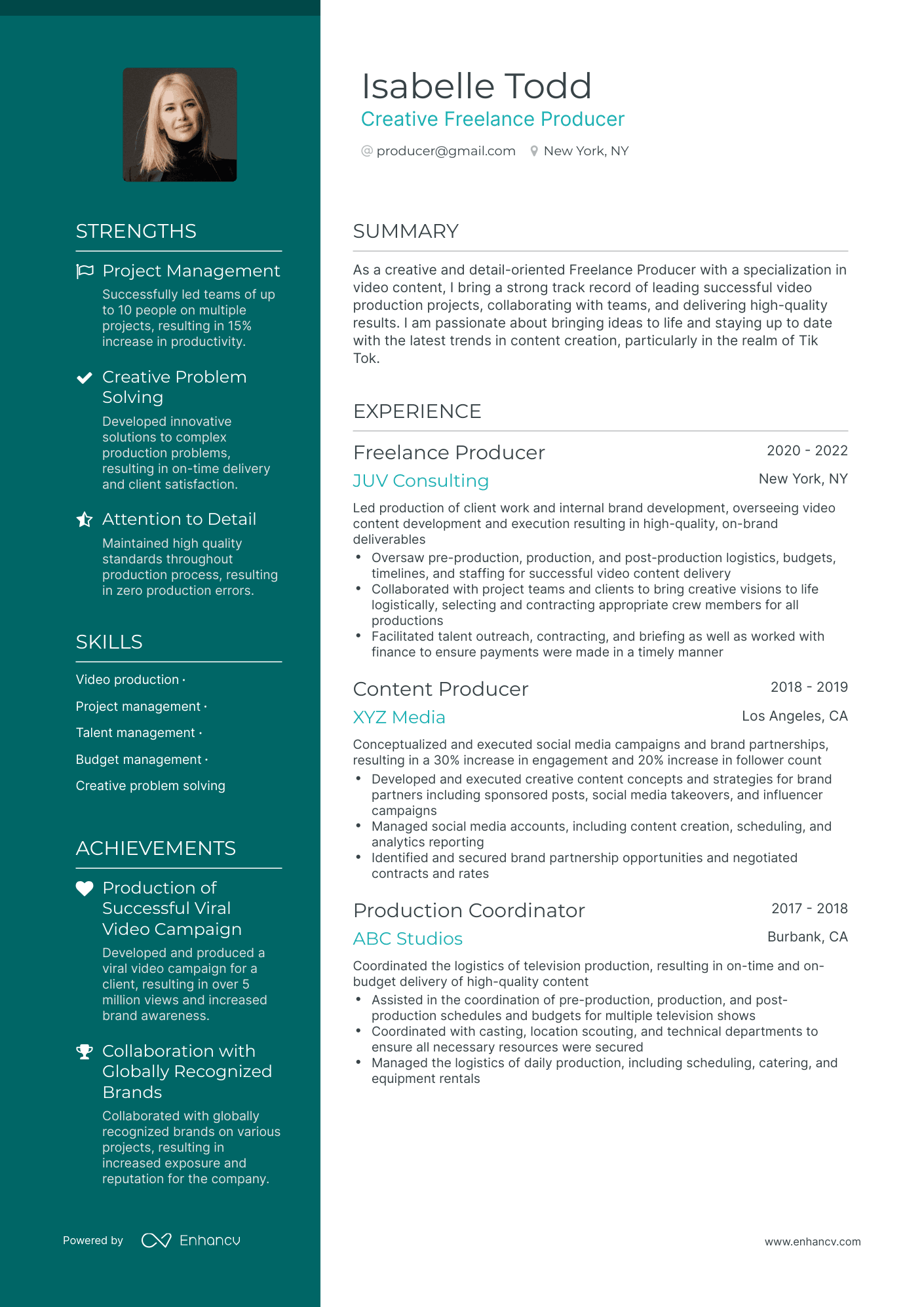 15 Freelancer Resume Examples & Guide for 2024