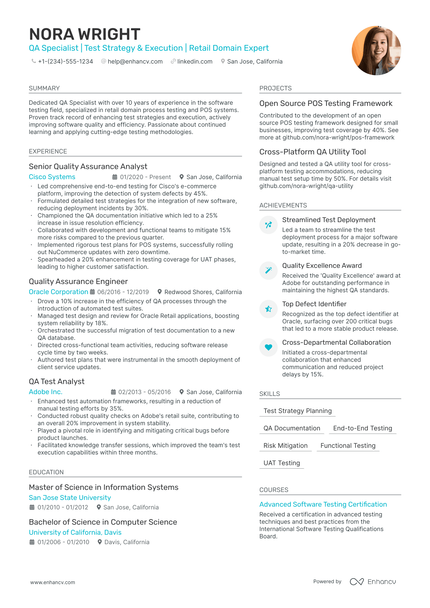 5 Software Test Engineer Resume Examples & Guide for 2024