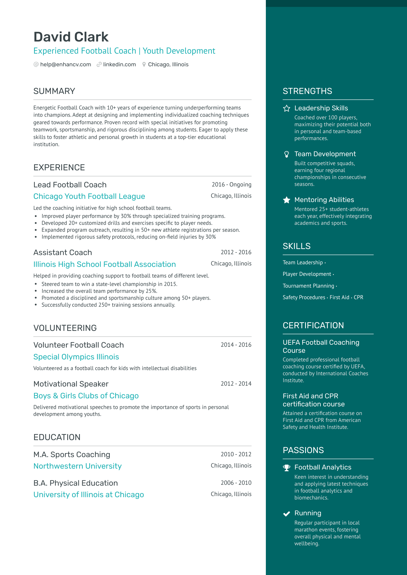 6 Athlete Resume Examples & Guide For 2024