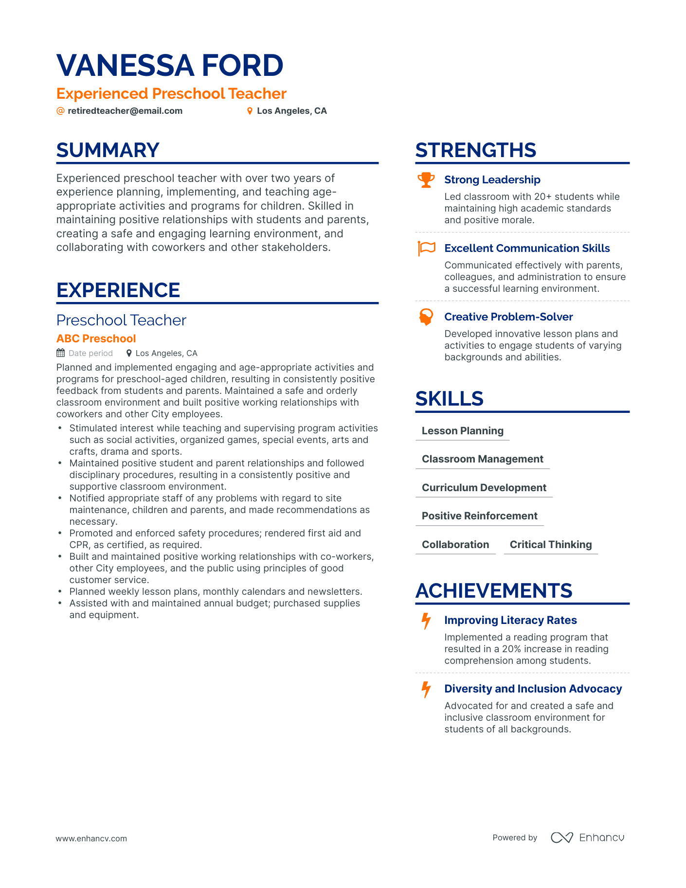 5 Retired Teacher Resume Examples Guide For 2024 5-retired-teacher-resume-examples-guide-for-2024