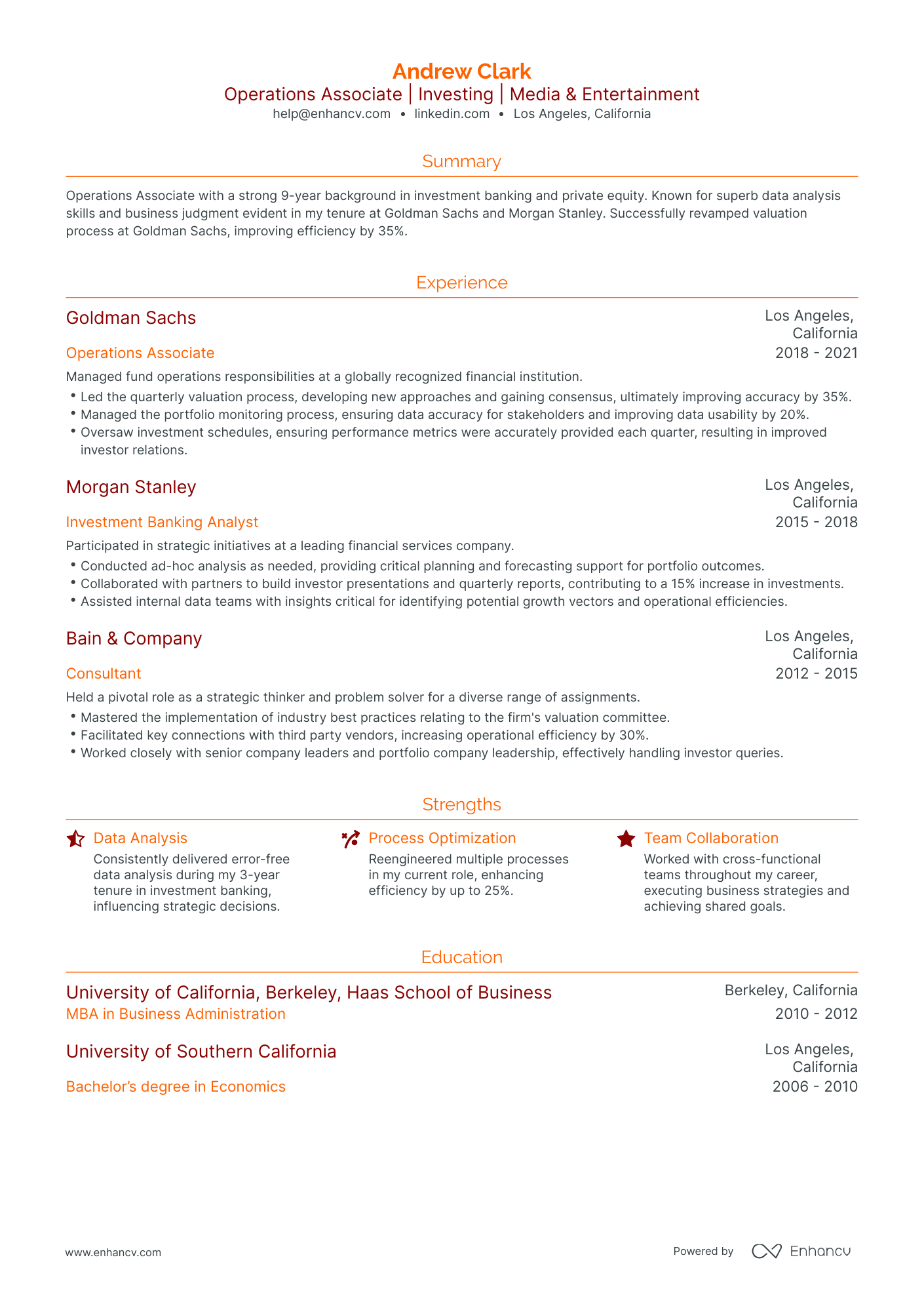 5 Operations Associate Resume Examples & Guide for 2023