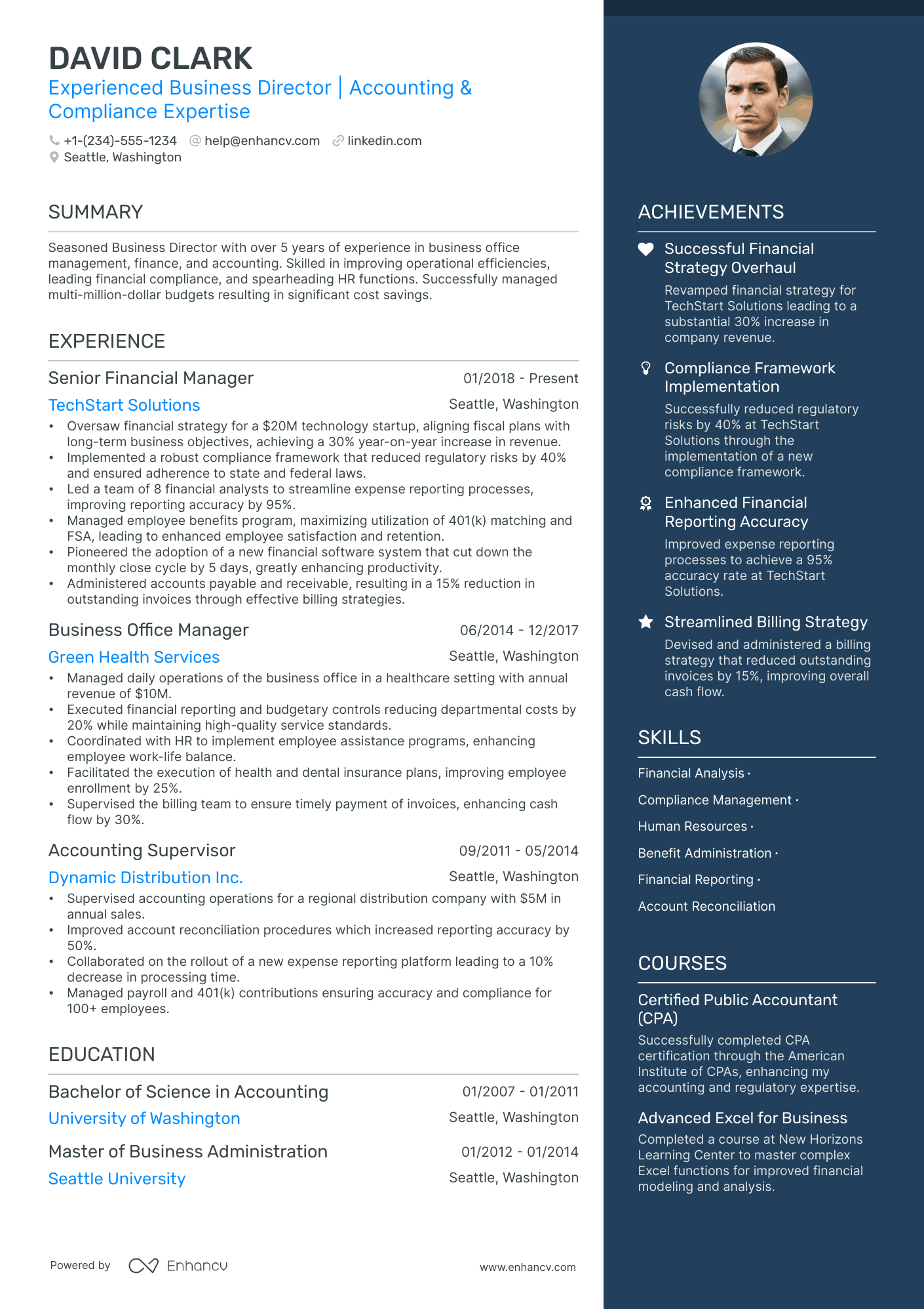 5 Business Director Resume Examples & Guide for 2024