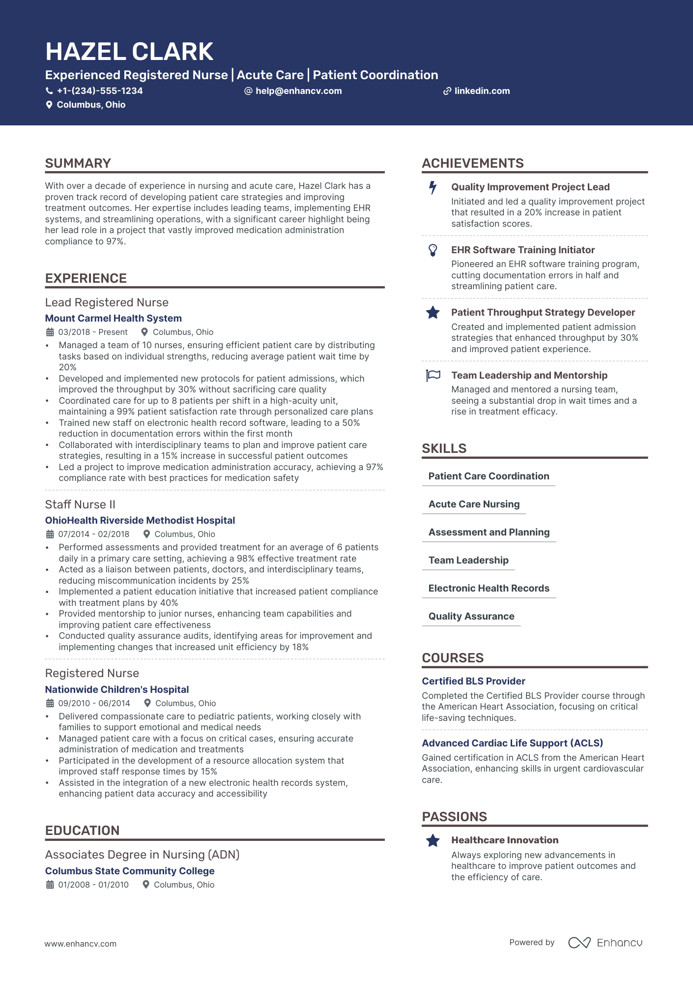 5 Medical Surgical Nurse Resume Examples & Guide for 2024