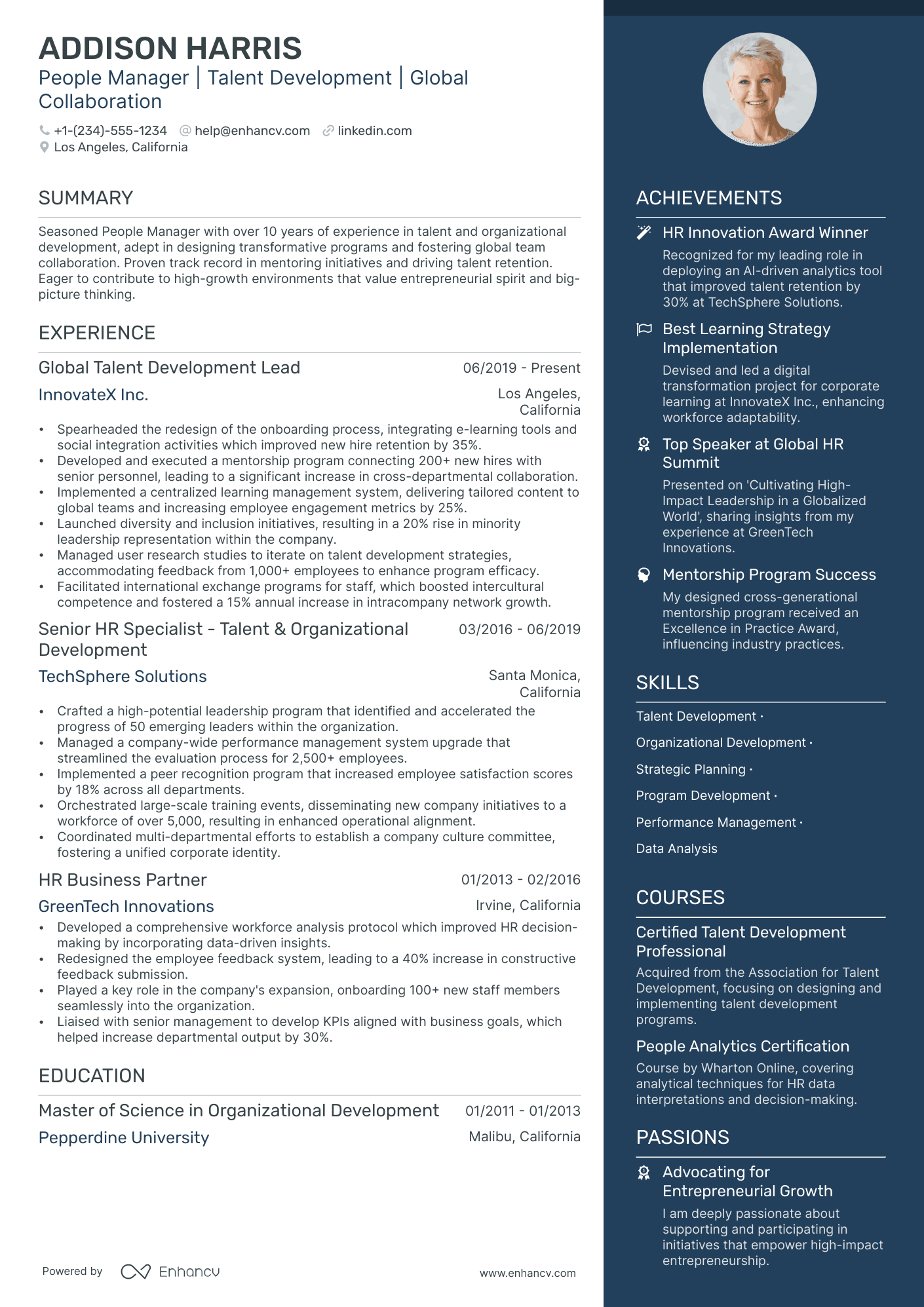 5 People Manager Resume Examples & Guide for 2024