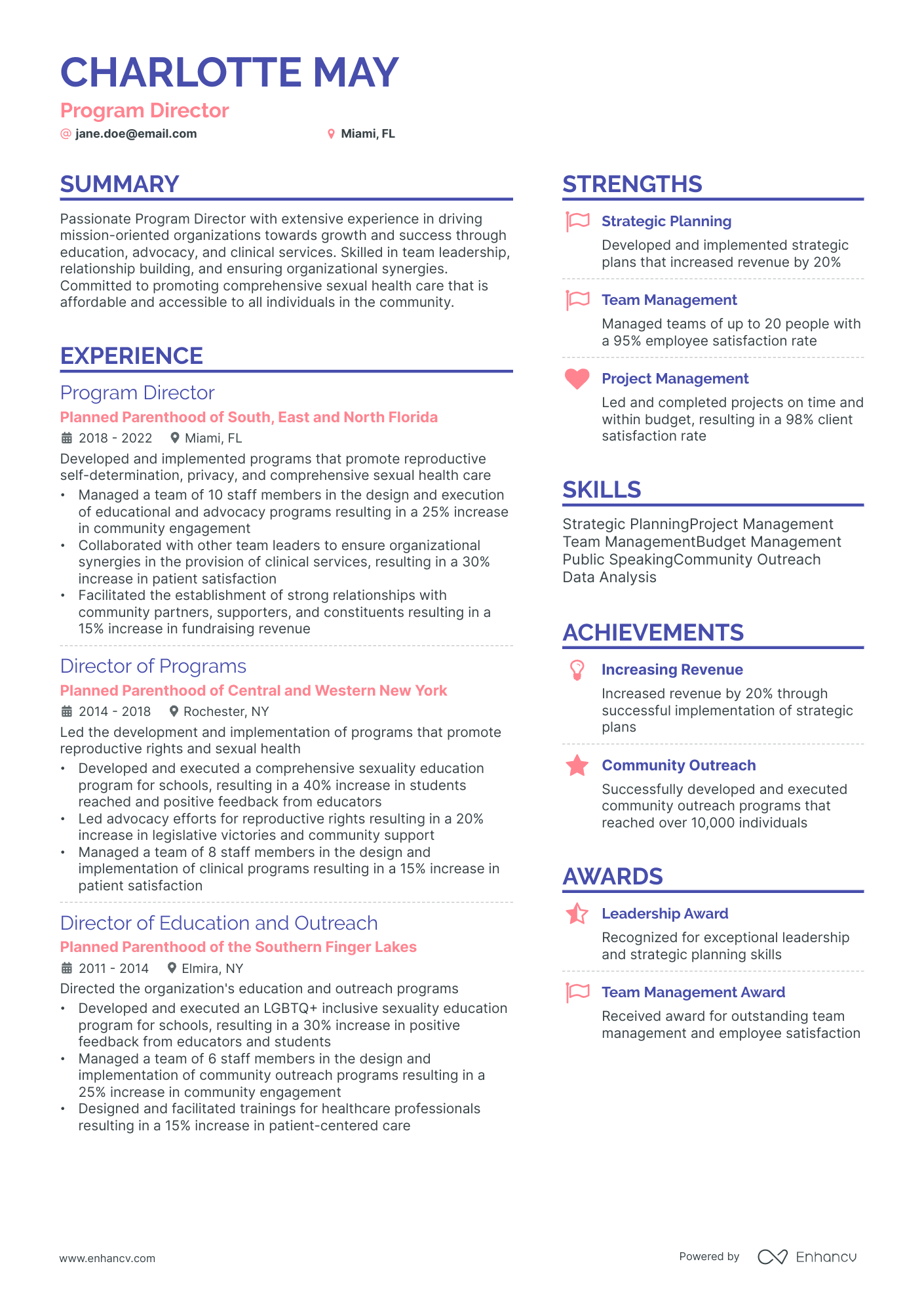 12 Director Resume Examples & Guide For 2024