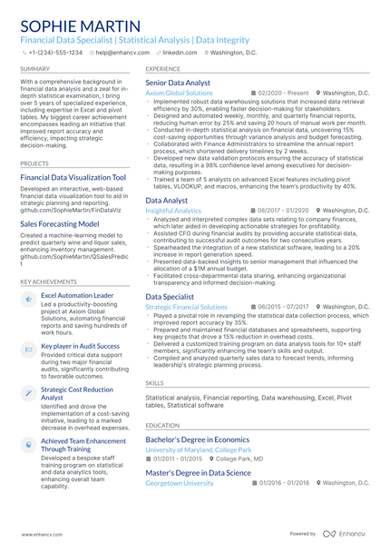 10 Data Specialist Resume Examples & Guide for 2026