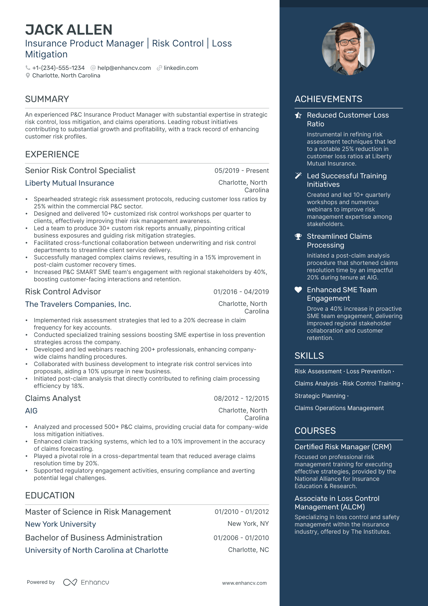 5 Insurance Product Manager Resume Examples & Guide for 2024