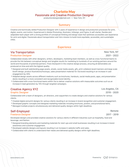 5 Production Designer Resume Examples Guide For 2024   AHR0cHM6Ly9jZG4uZW5oYW5jdi5jb20vcHJlZGVmaW5lZC1leGFtcGxlcy9zOENlZXZ1Qnc0cWFYaHprMnZJTUFqV3RwaHFZb1lpTGJSeXZsQnVVL2ltYWdlLnBuZw~~. 