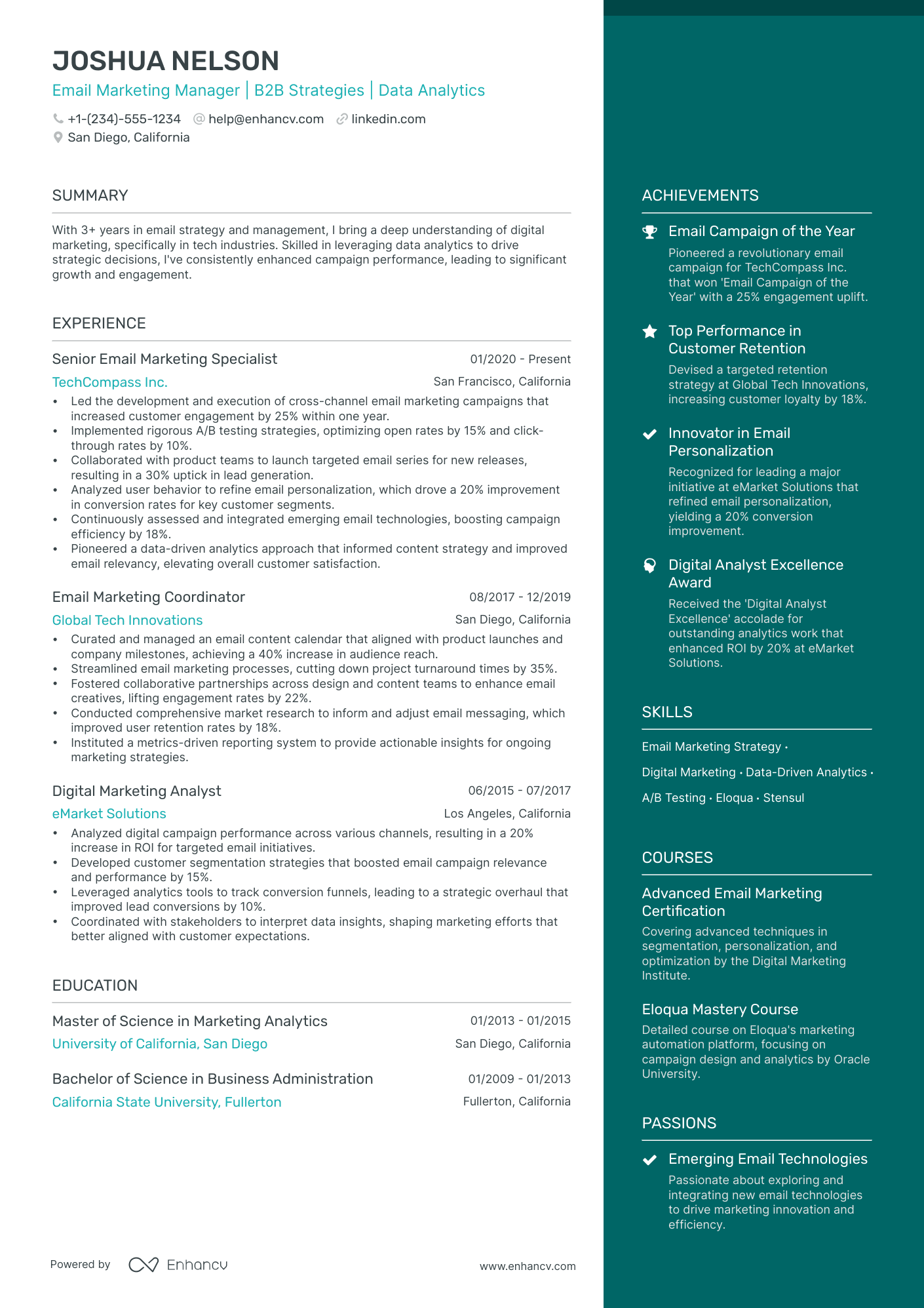 5 Field Marketing Manager Resume Examples & Guide for 2024