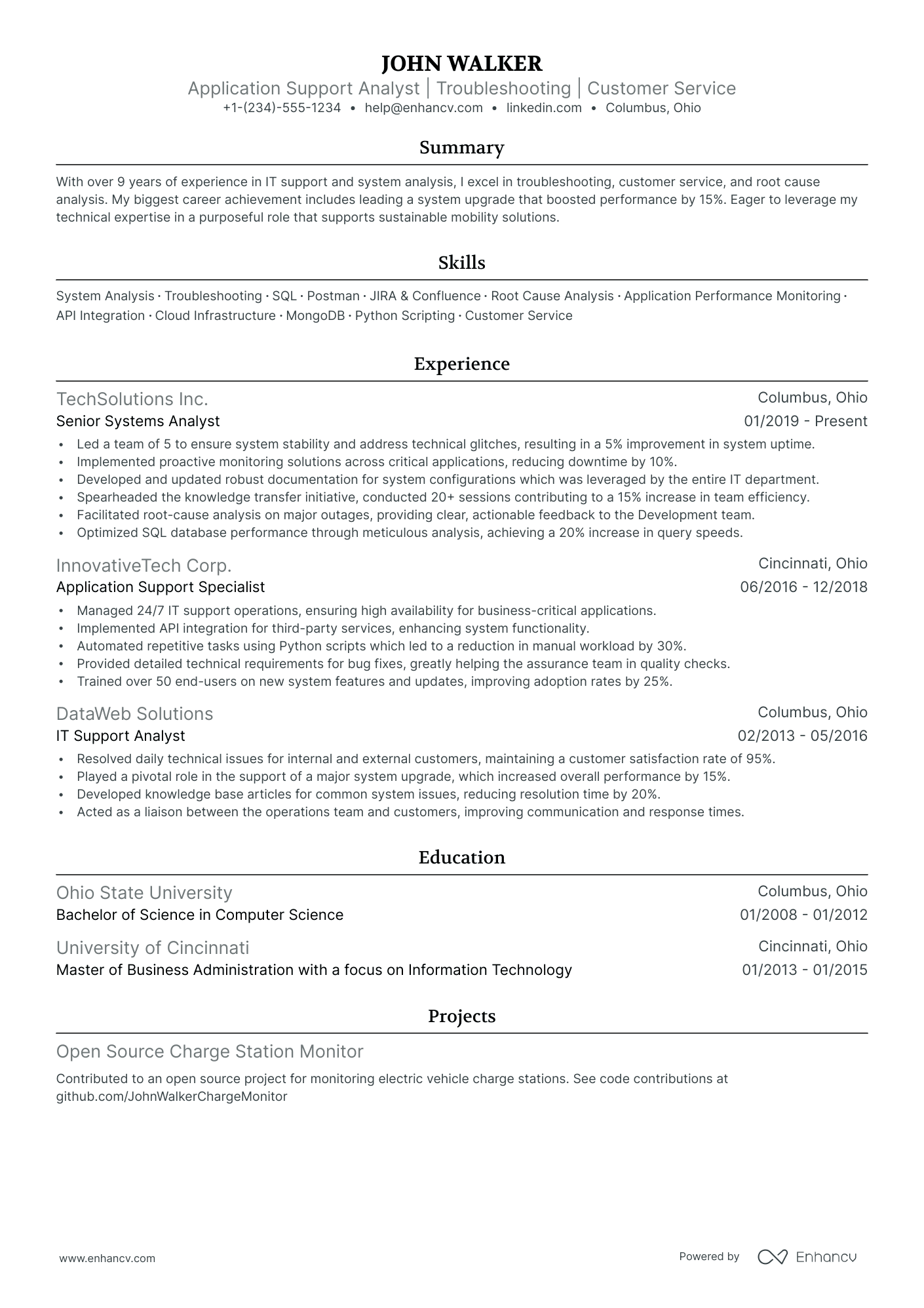 5 Application Support Manager Resume Examples & Guide for 2024