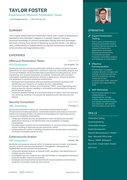 Voice Actor resume example