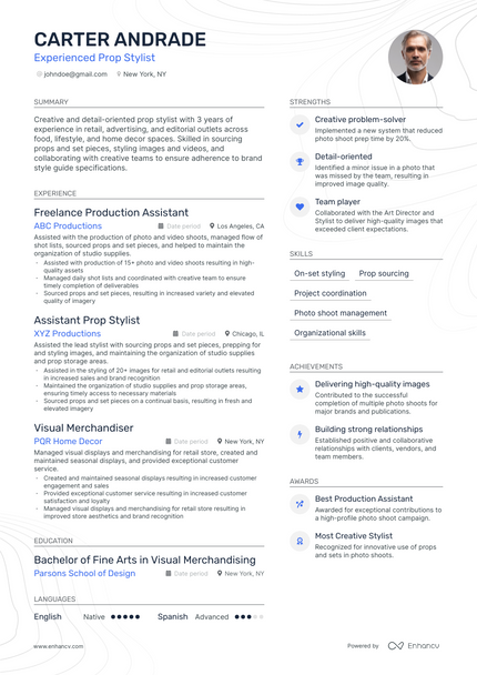 5 Freelance Production Assistant Resume Examples & Guide for 2023