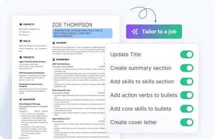 20+ Professionally designed resume sections