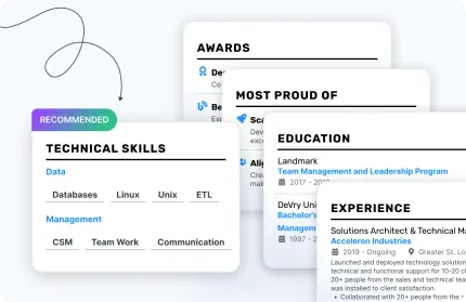 Resume tailoring based on the job you're applying for