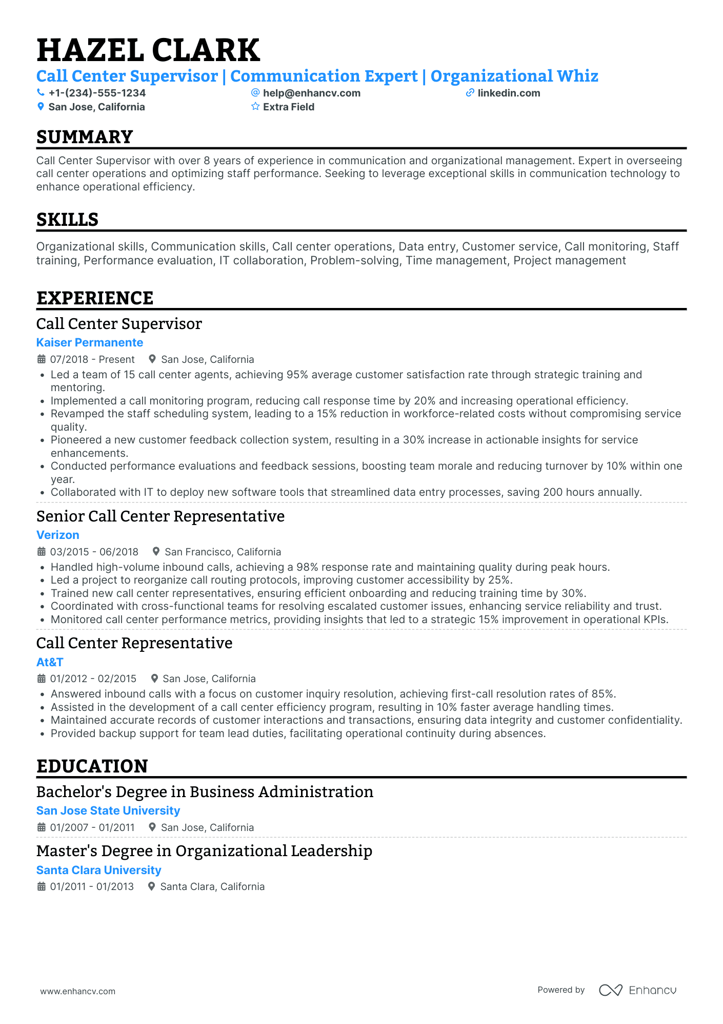 Pharmaceutical Call Center Representative Resume Example