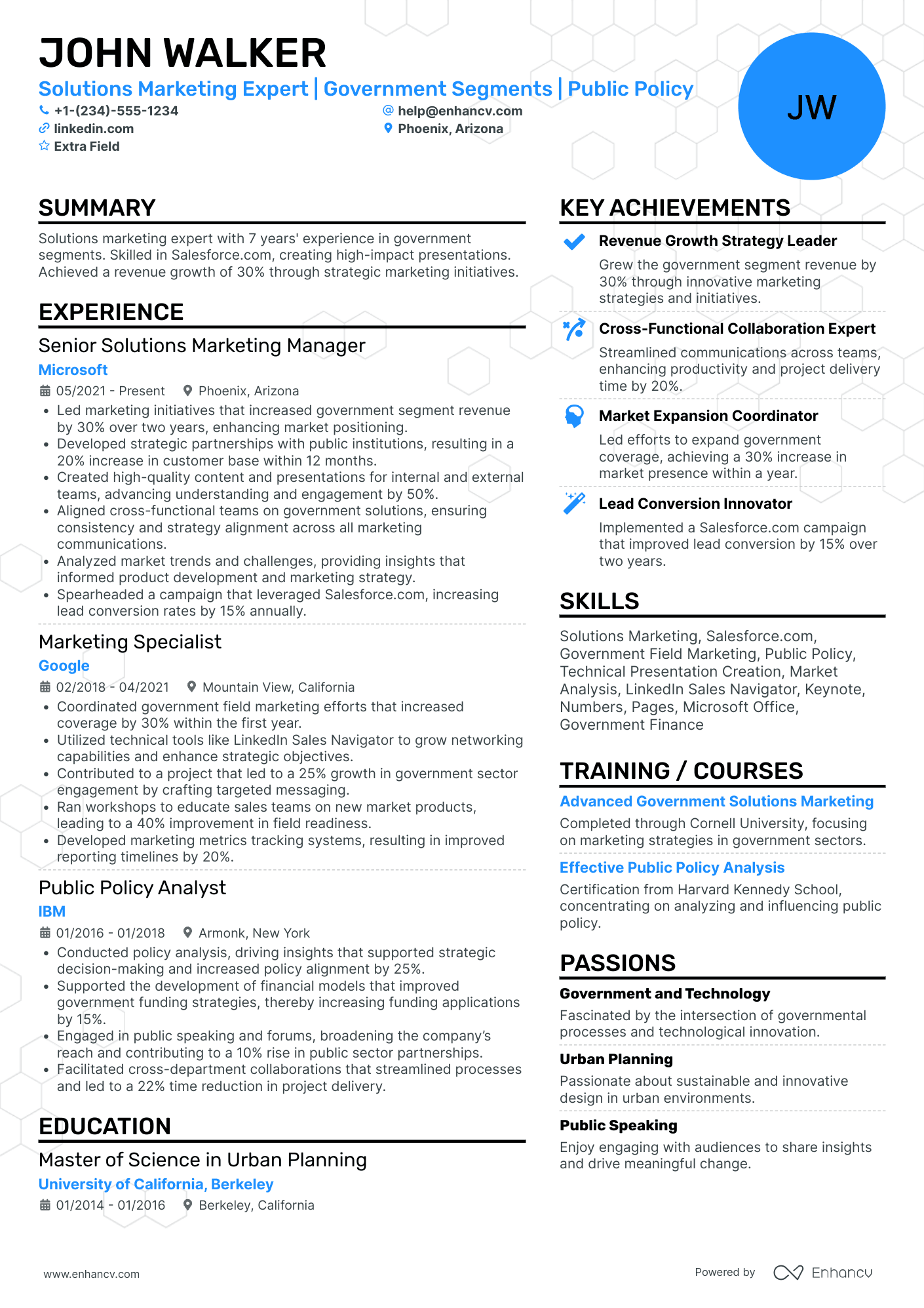 Senior Marketing Specialist Resume Example