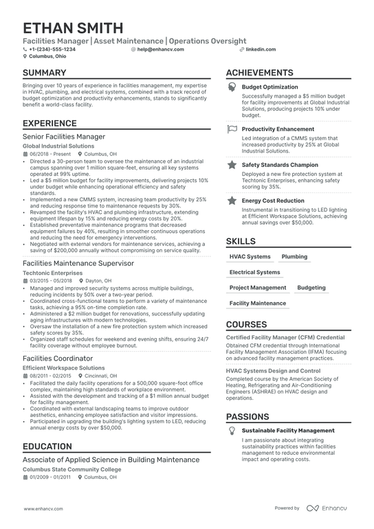 Landscaping Resume Example