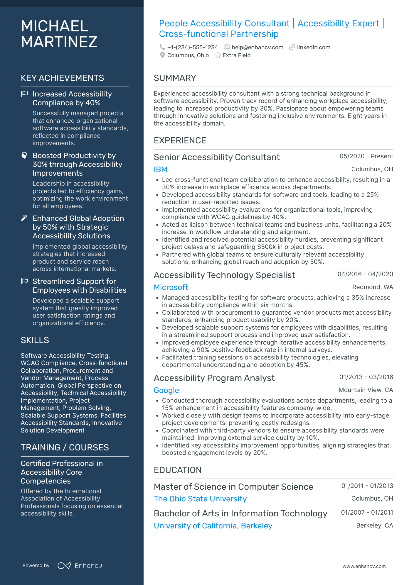 Entry Level Apple Consultant Resume Example