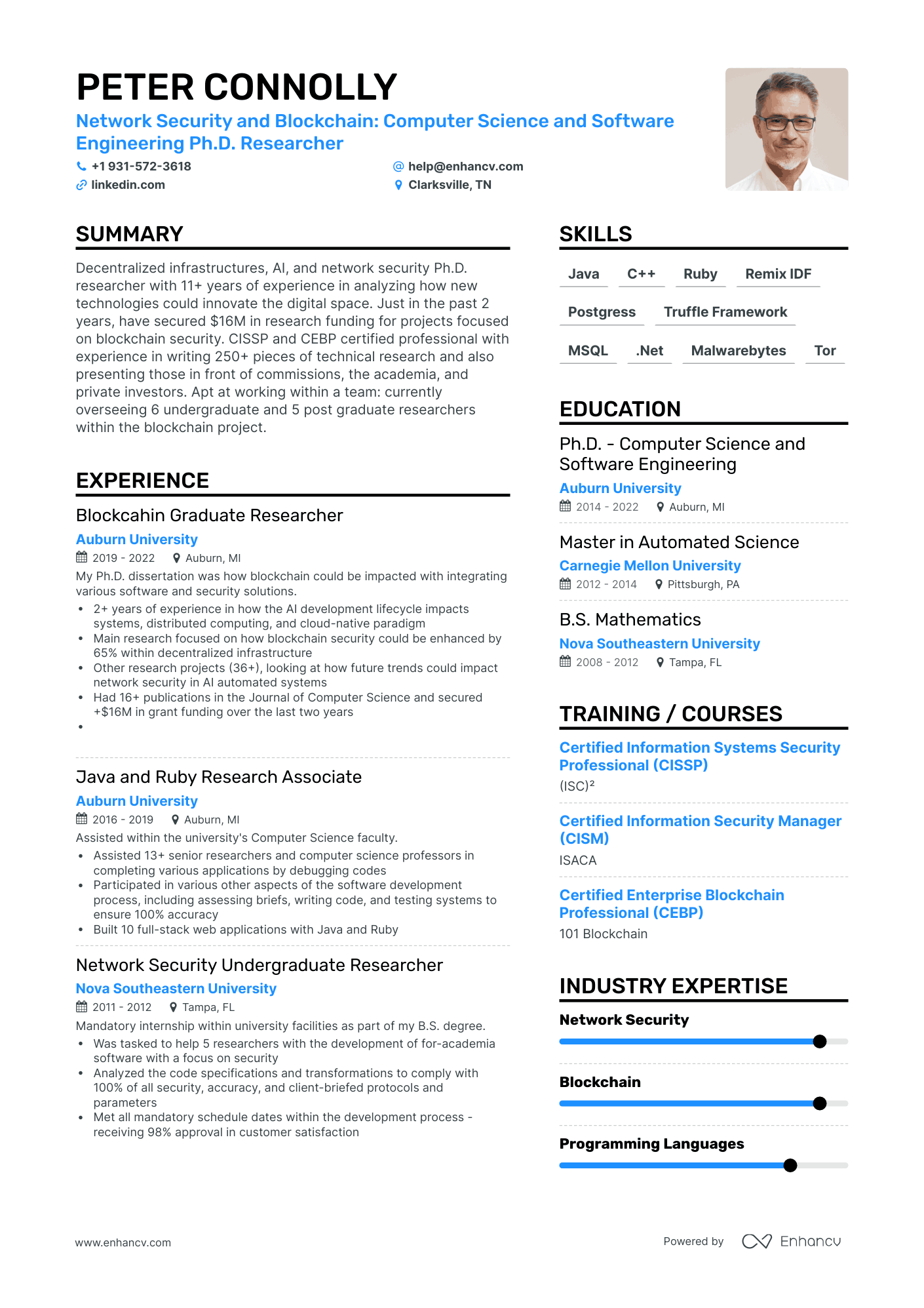 8 Academic Resume Examples & Guide for 2024