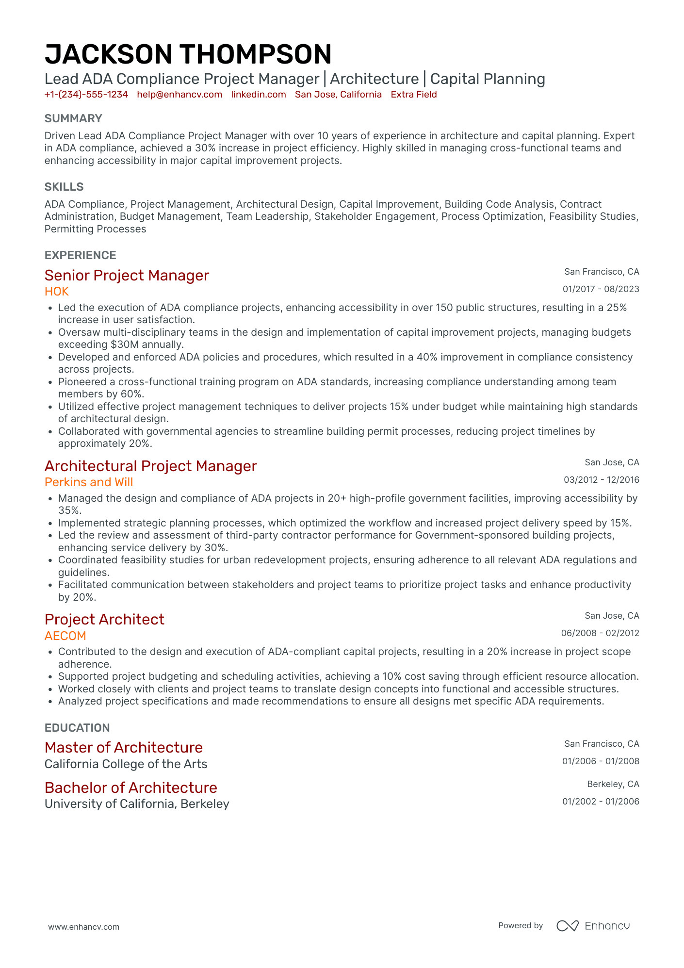 Compliance Reporting Manager Resume Example