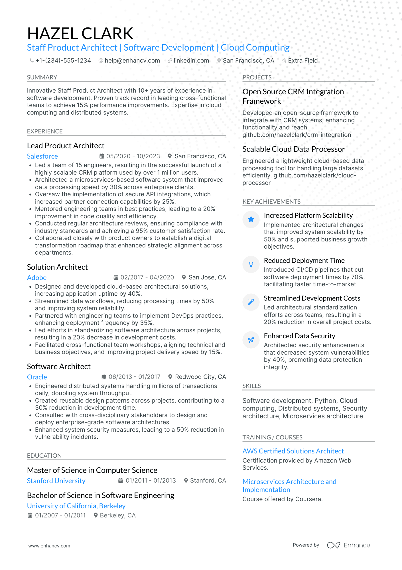 Informatica Data Integration Architect Resume Example