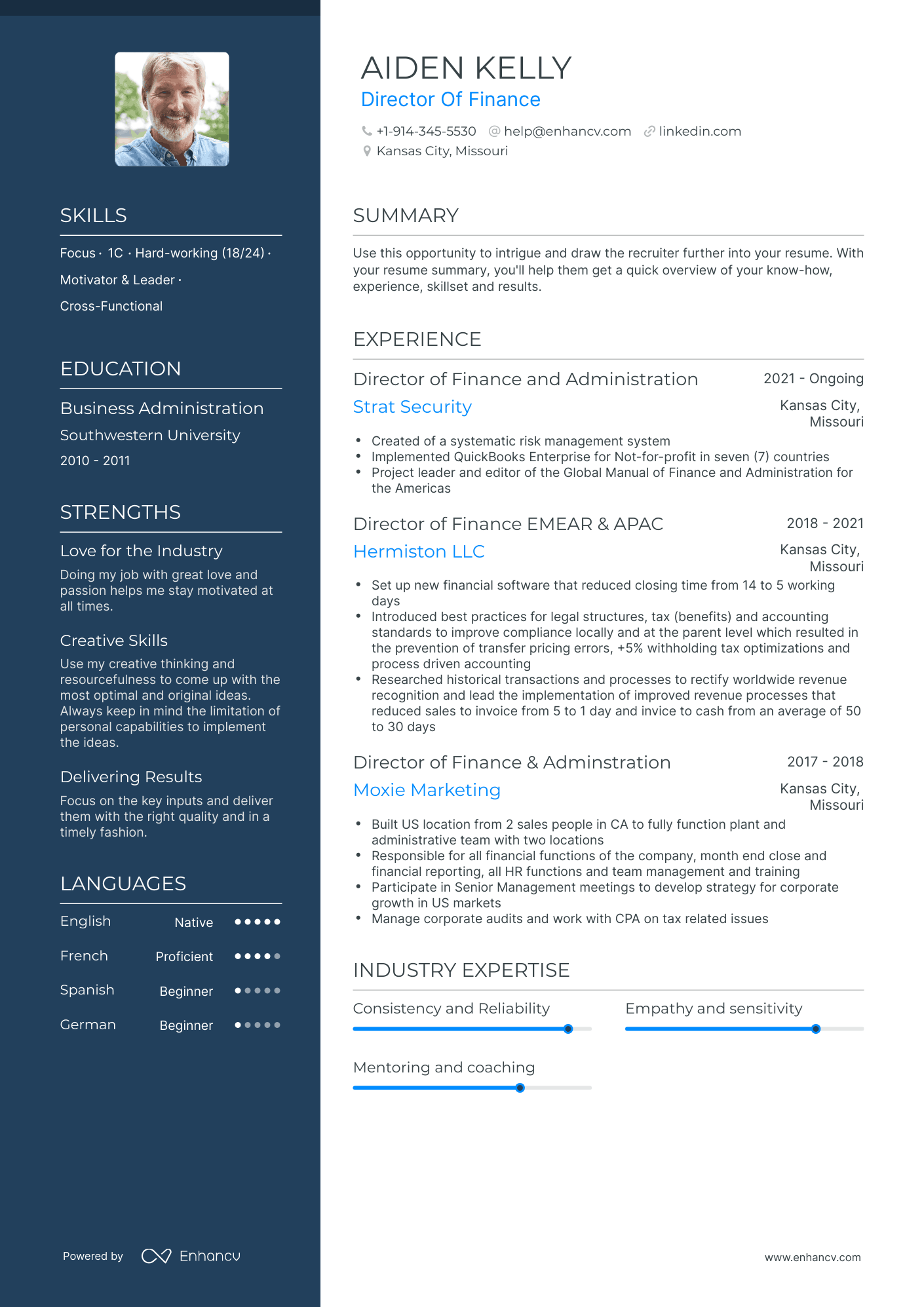 13 Finance Manager Resume Examples & Guide for 2024