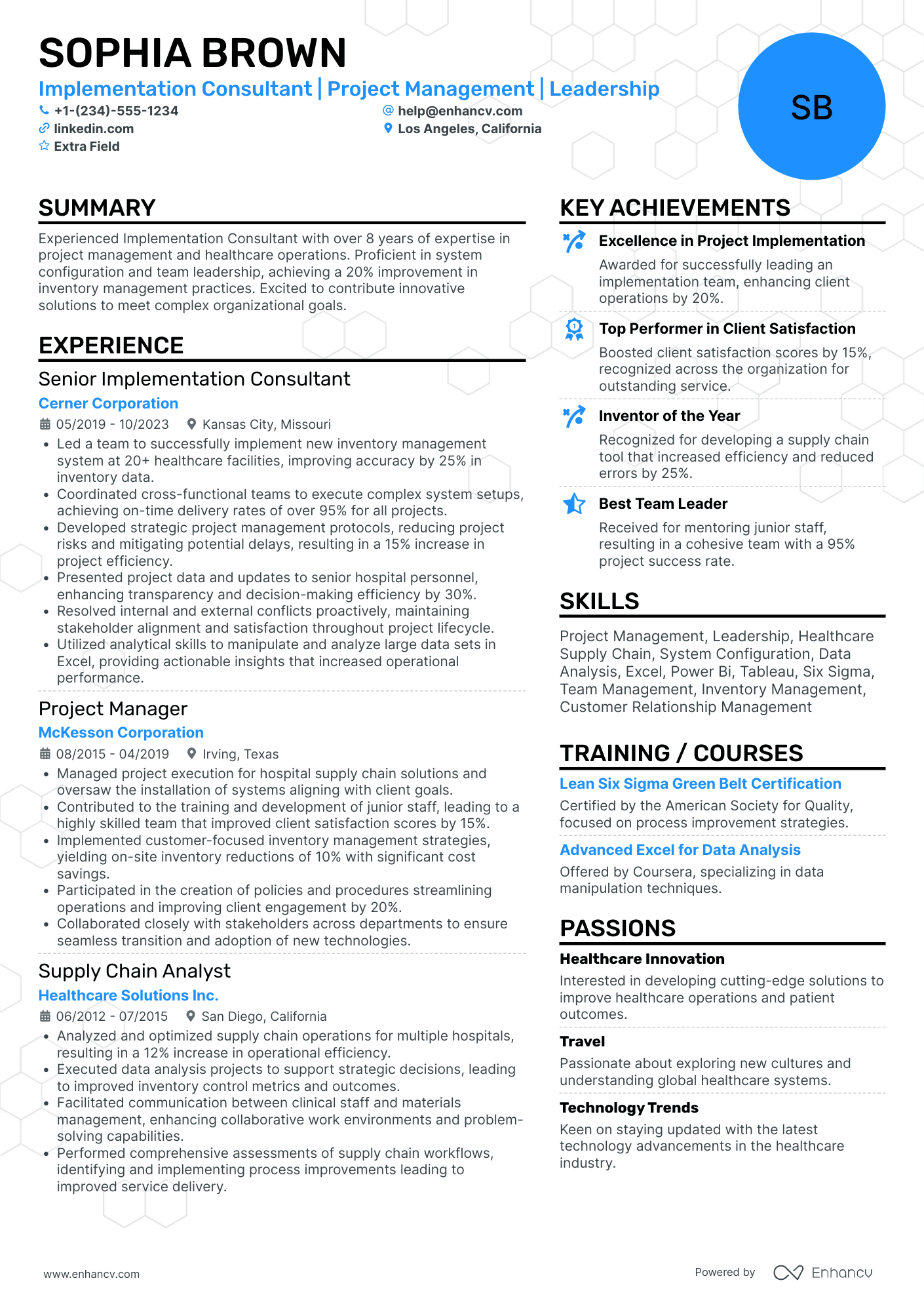 Payroll Implementation Consultant Resume Example