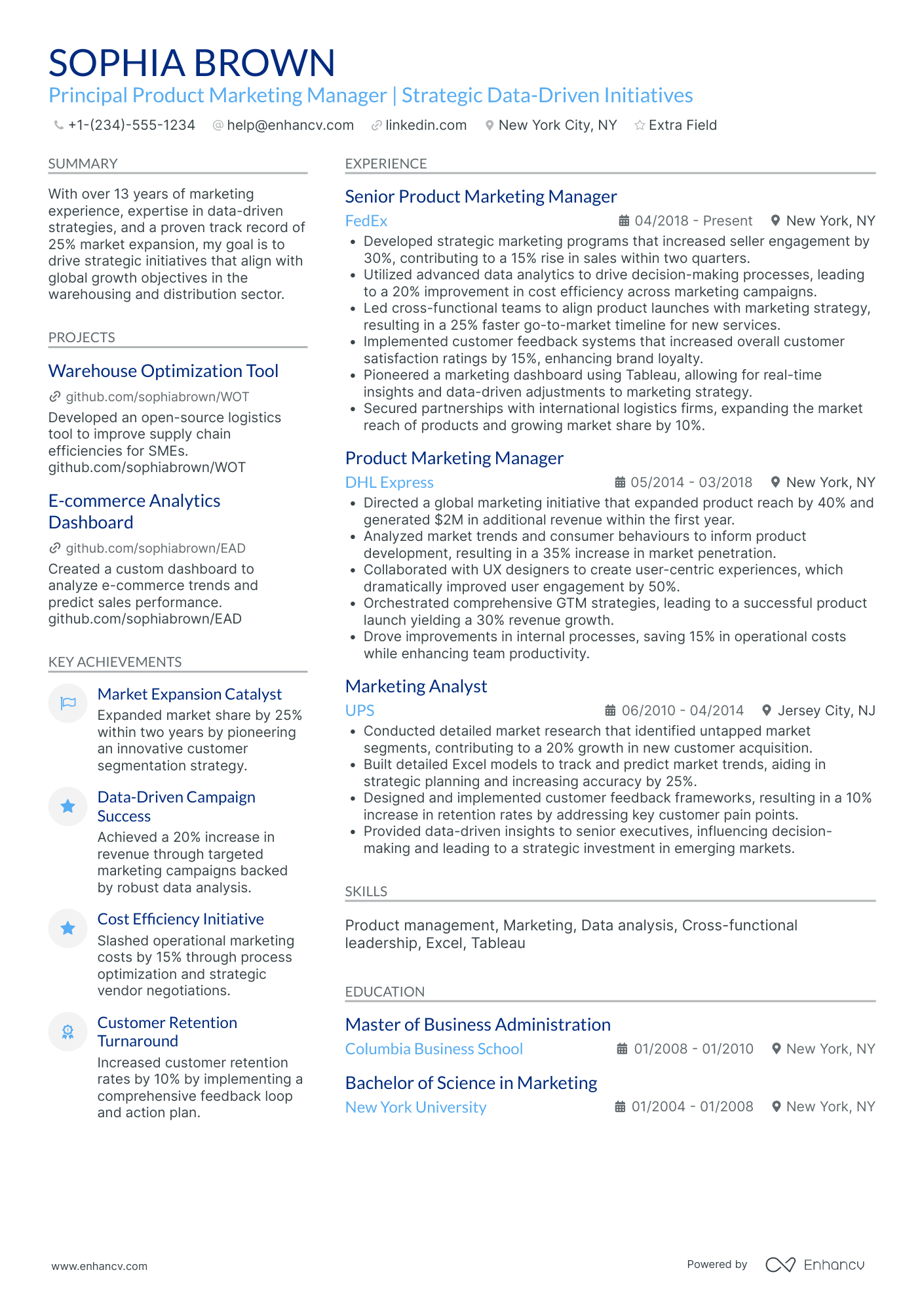 Amazon Warehouse Associate Resume Example