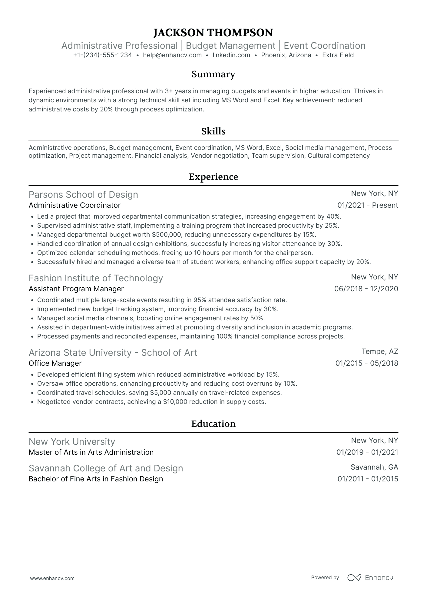 Lead Fashion Stylist Resume Example