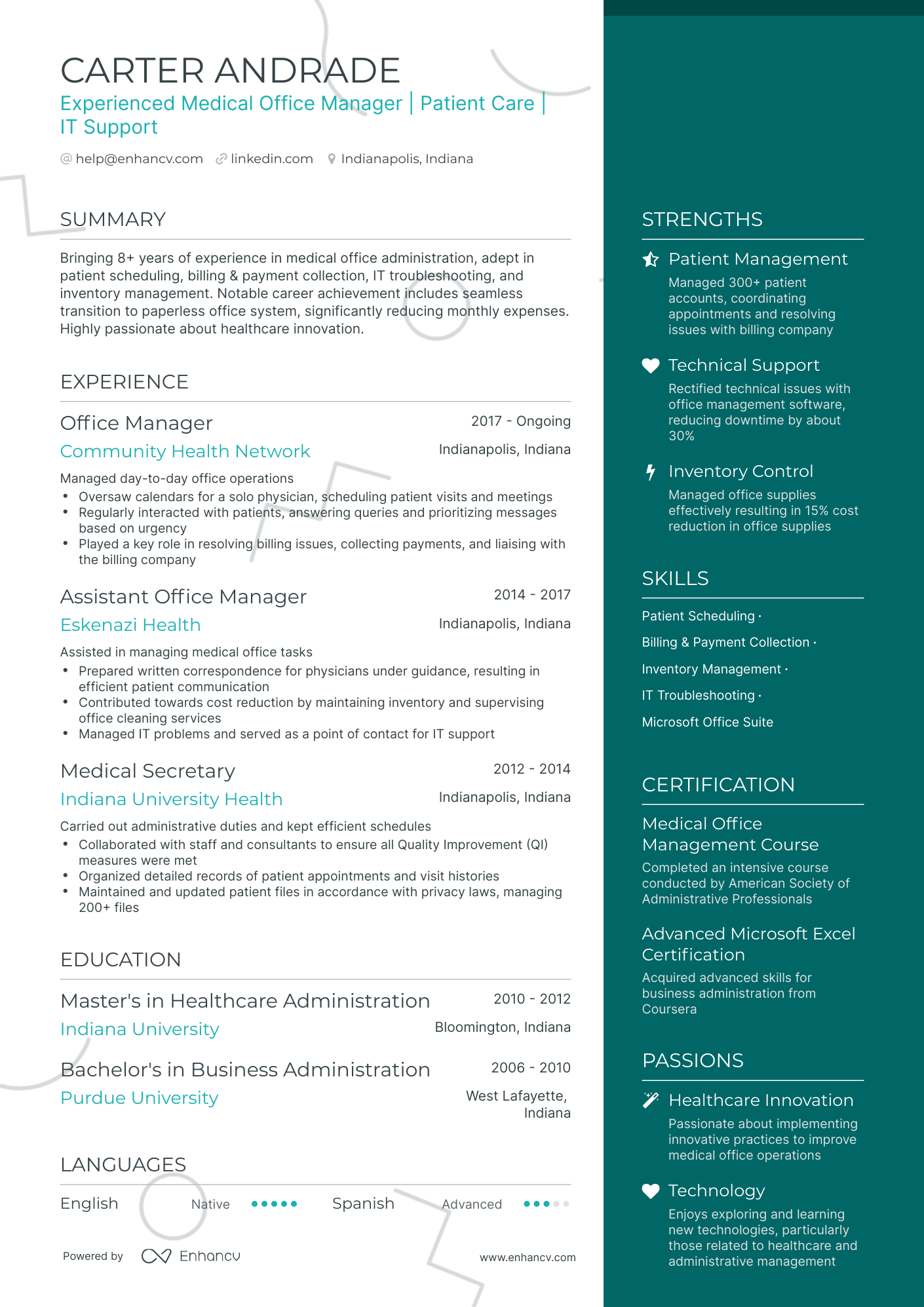 9 Office Manager Resume Examples & Guide for 2024