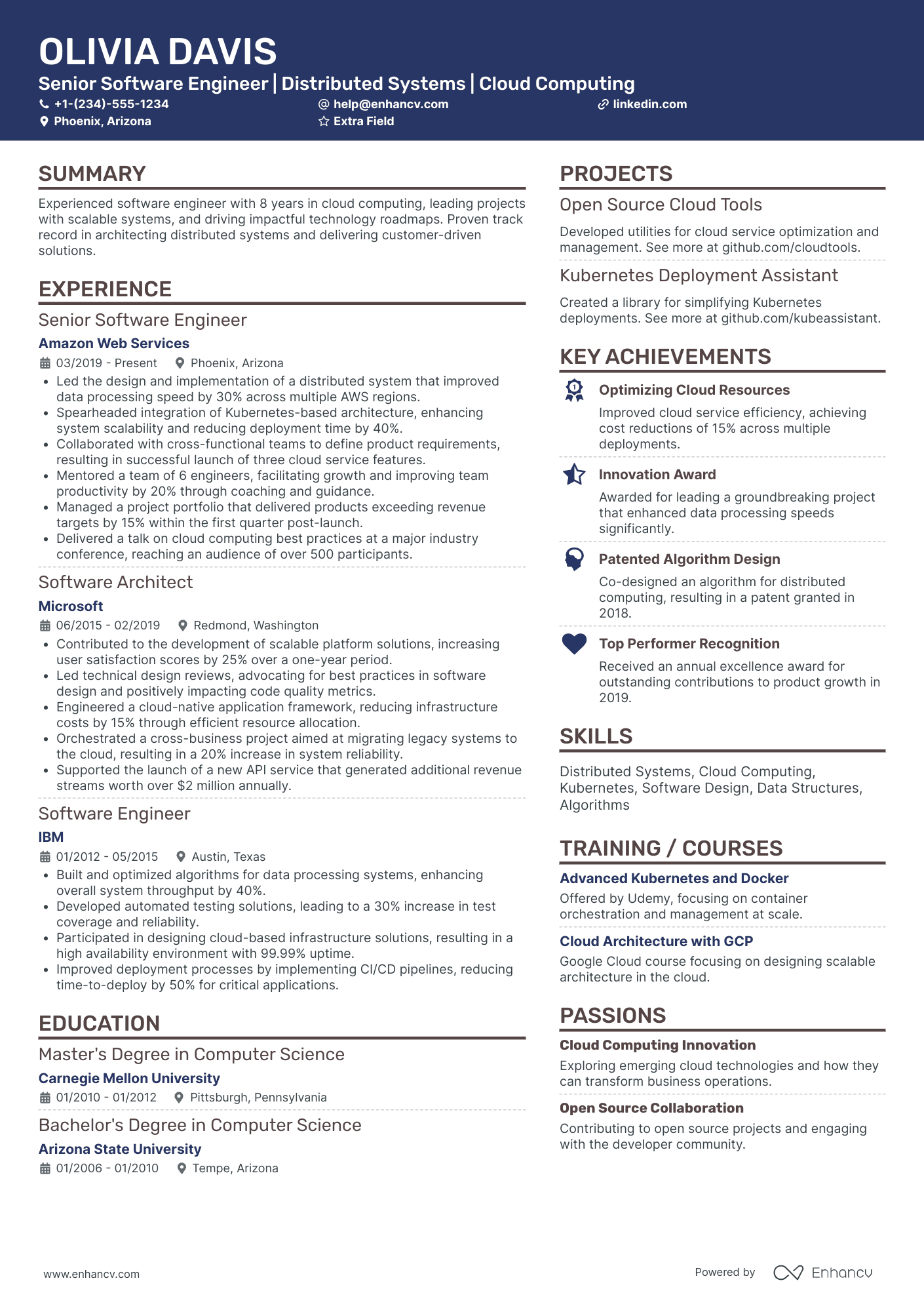 Kubernetes DevOps Engineer Resume Example