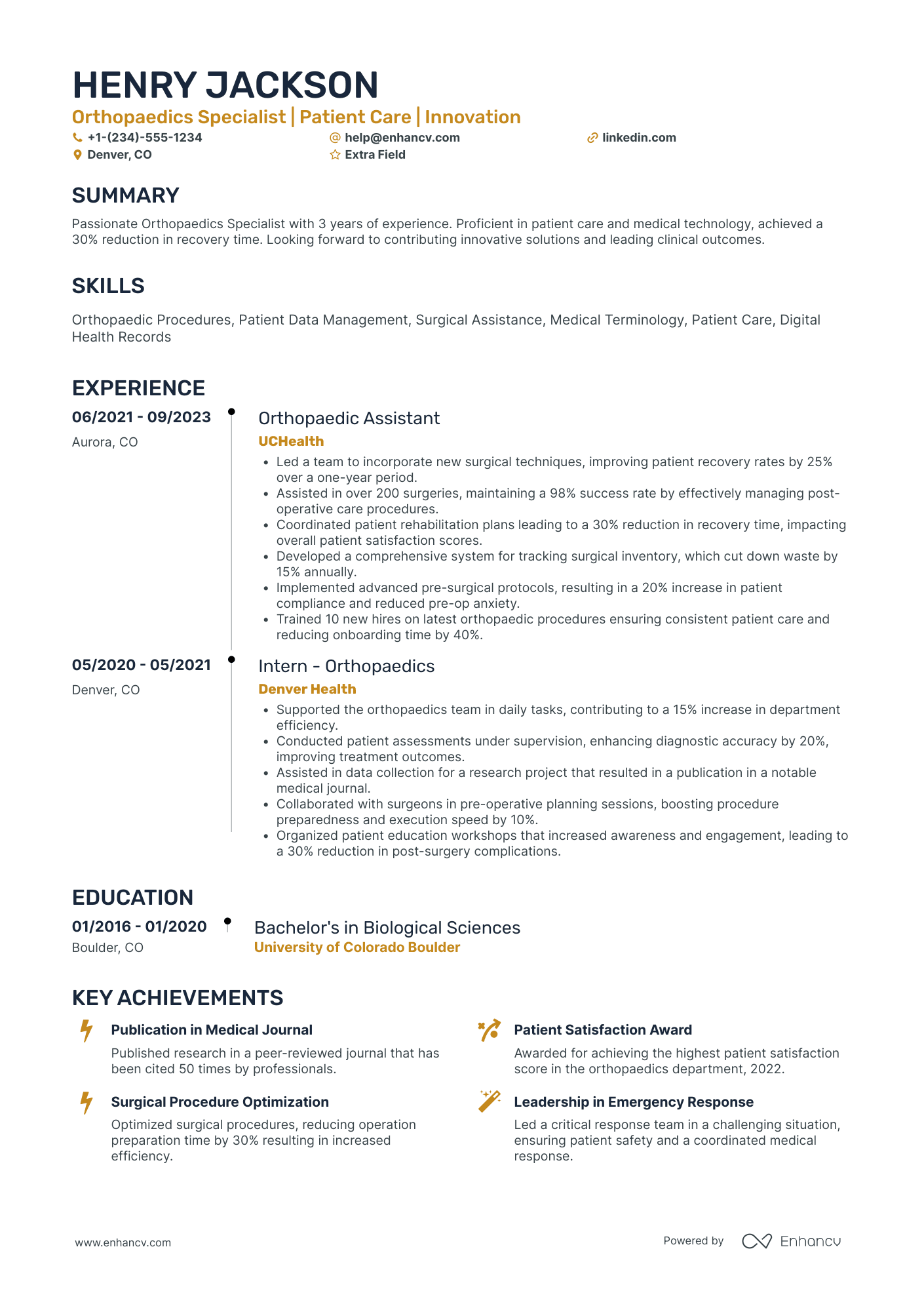 Junior Physician Assistant Resume Example