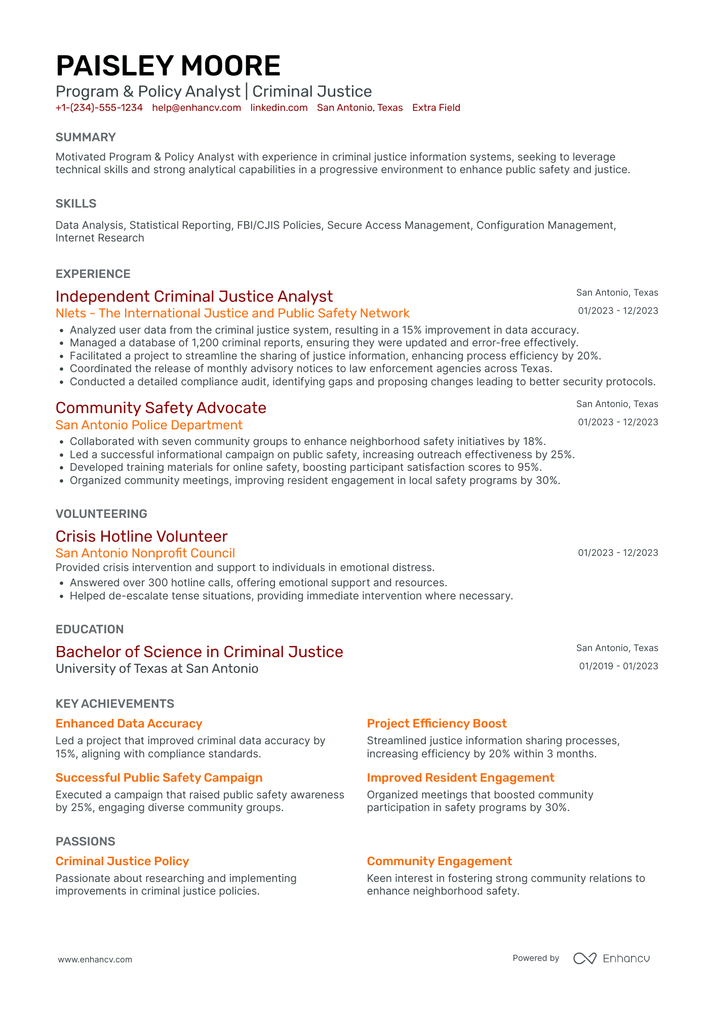 Data Analyst   Internship Program Resume Example