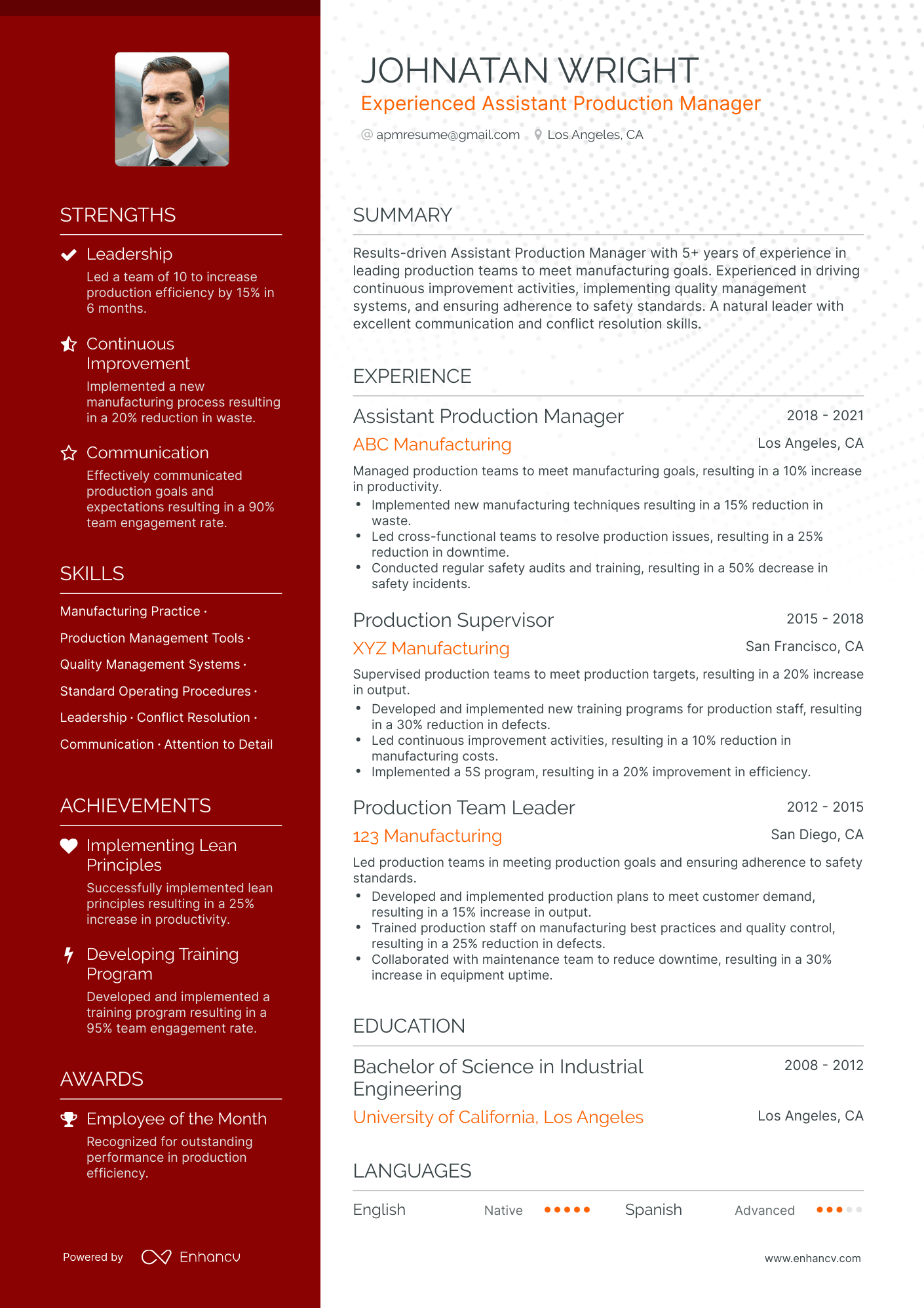 9 Assistant Manager Resume Examples & Guide for 2024