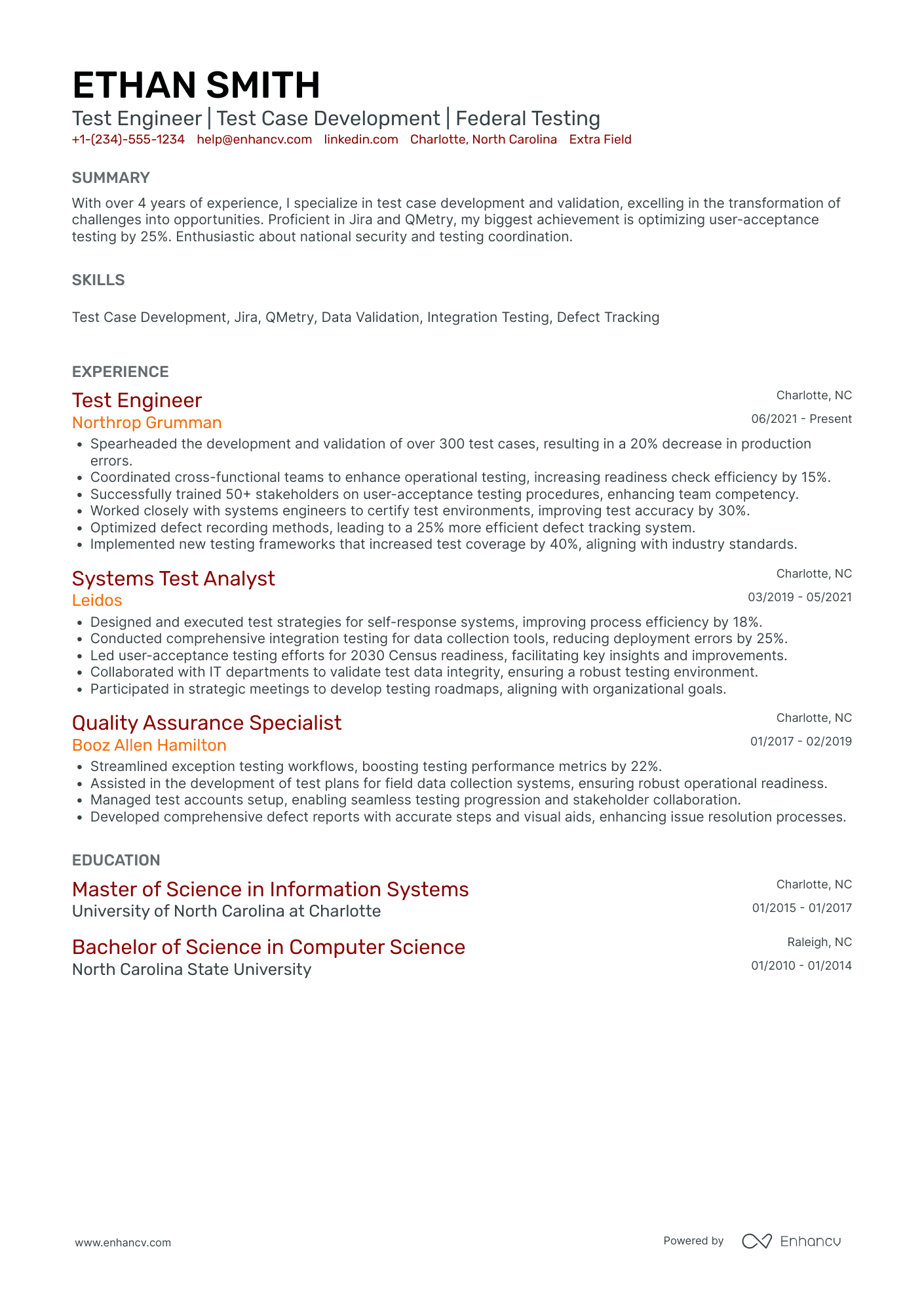 IT Applications Specialist Resume Example