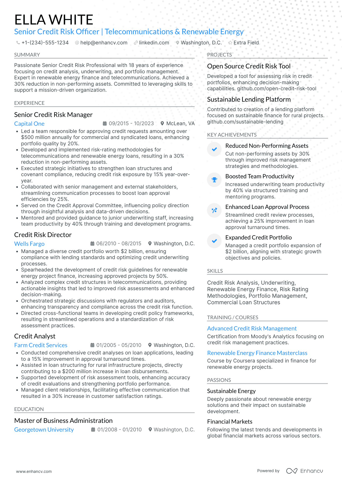 Social Engineering Risk Officer Resume Example